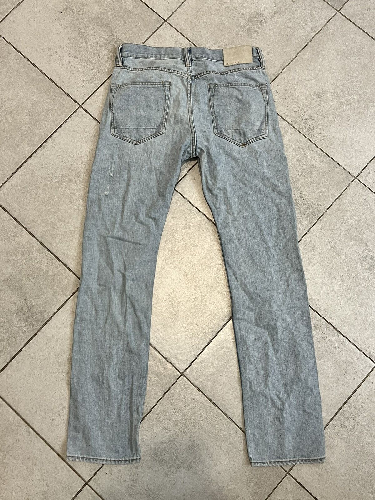 Allsaints Rare Allsaints Denim Pants 30 like Rick Owens SLP Size US 30 / EU 46 - 2 Thumbnail