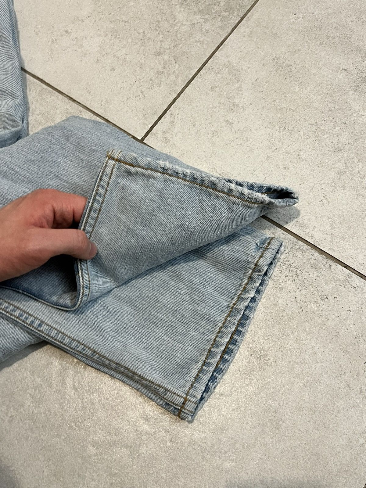 Allsaints Rare Allsaints Denim Pants 30 like Rick Owens SLP Size US 30 / EU 46 - 4 Thumbnail