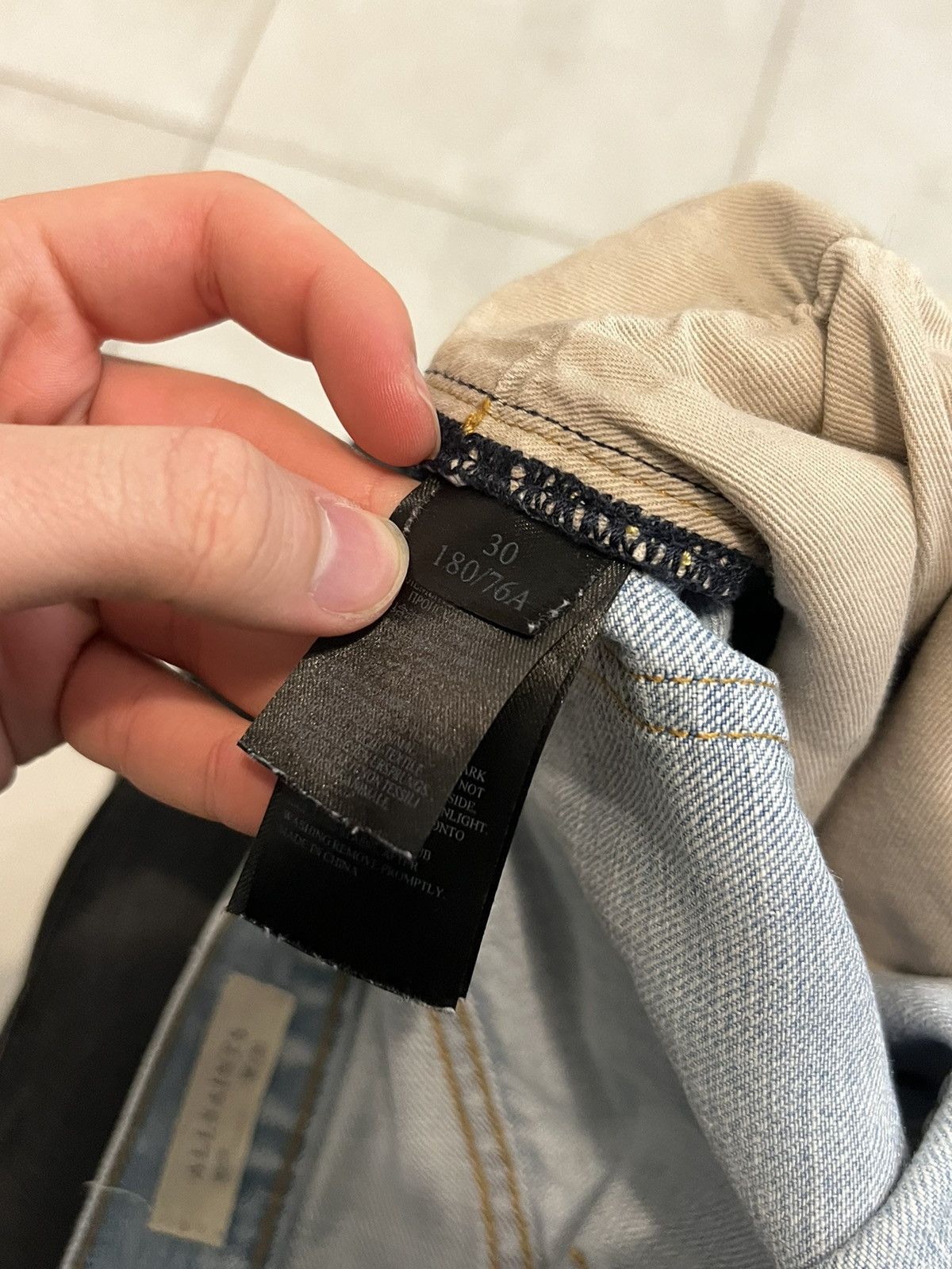 Allsaints Rare Allsaints Denim Pants 30 like Rick Owens SLP Size US 30 / EU 46 - 9 Thumbnail