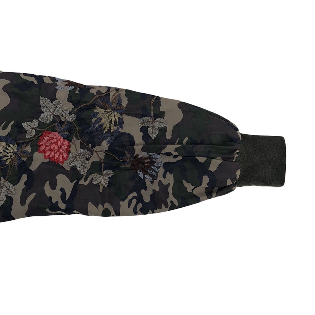 Zara Zara Camouflage Floral Embroidered Fur Hooded Jacket Coat Size M / US 6-8 / IT 42-44 - 13 Thumbnail