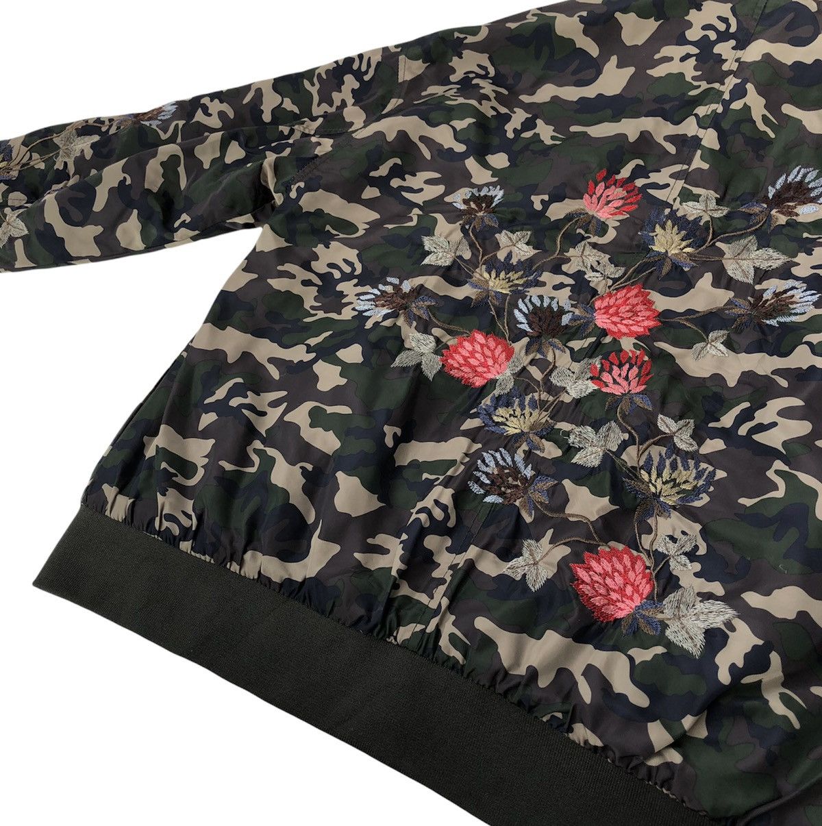 Zara Zara Camouflage Floral Embroidered Fur Hooded Jacket Coat Size M / US 6-8 / IT 42-44 - 11 Thumbnail