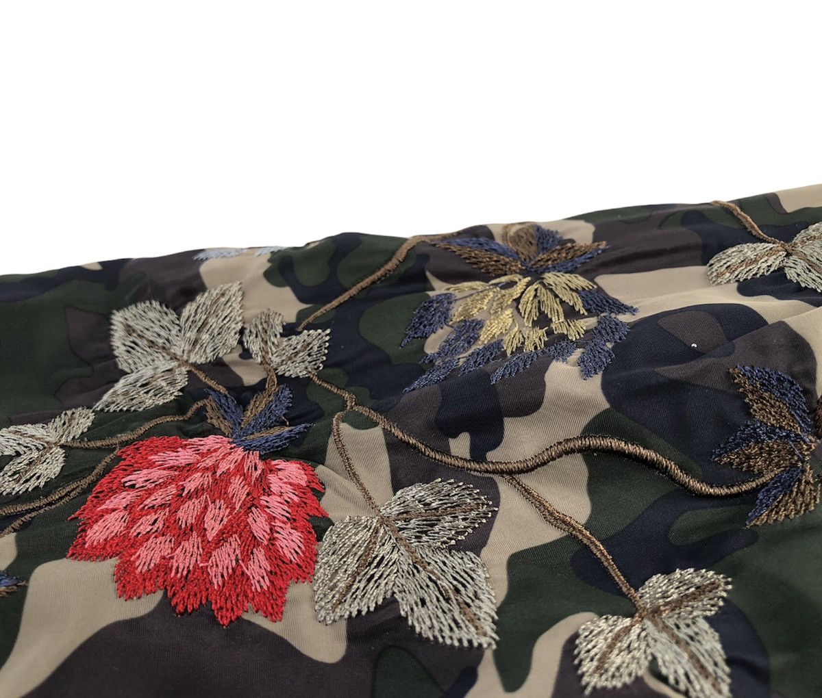 Zara Zara Camouflage Floral Embroidered Fur Hooded Jacket Coat Size M / US 6-8 / IT 42-44 - 15 Thumbnail