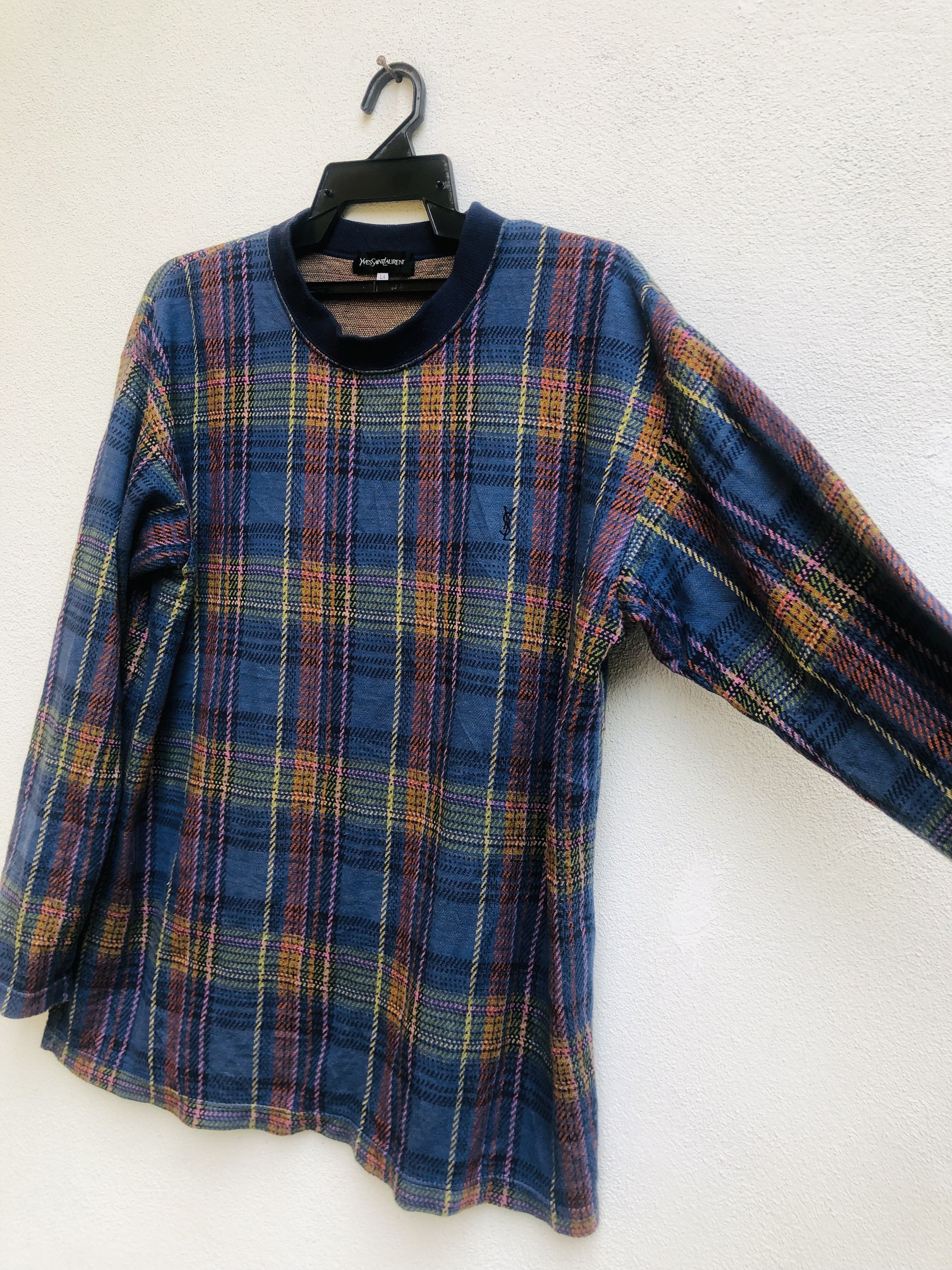 Vintage × Yves Saint Laurent Vintage YSL Yves Saint Laurent Multicolour Fashion Style Size US L / EU 52-54 / 3 - 6 Thumbnail