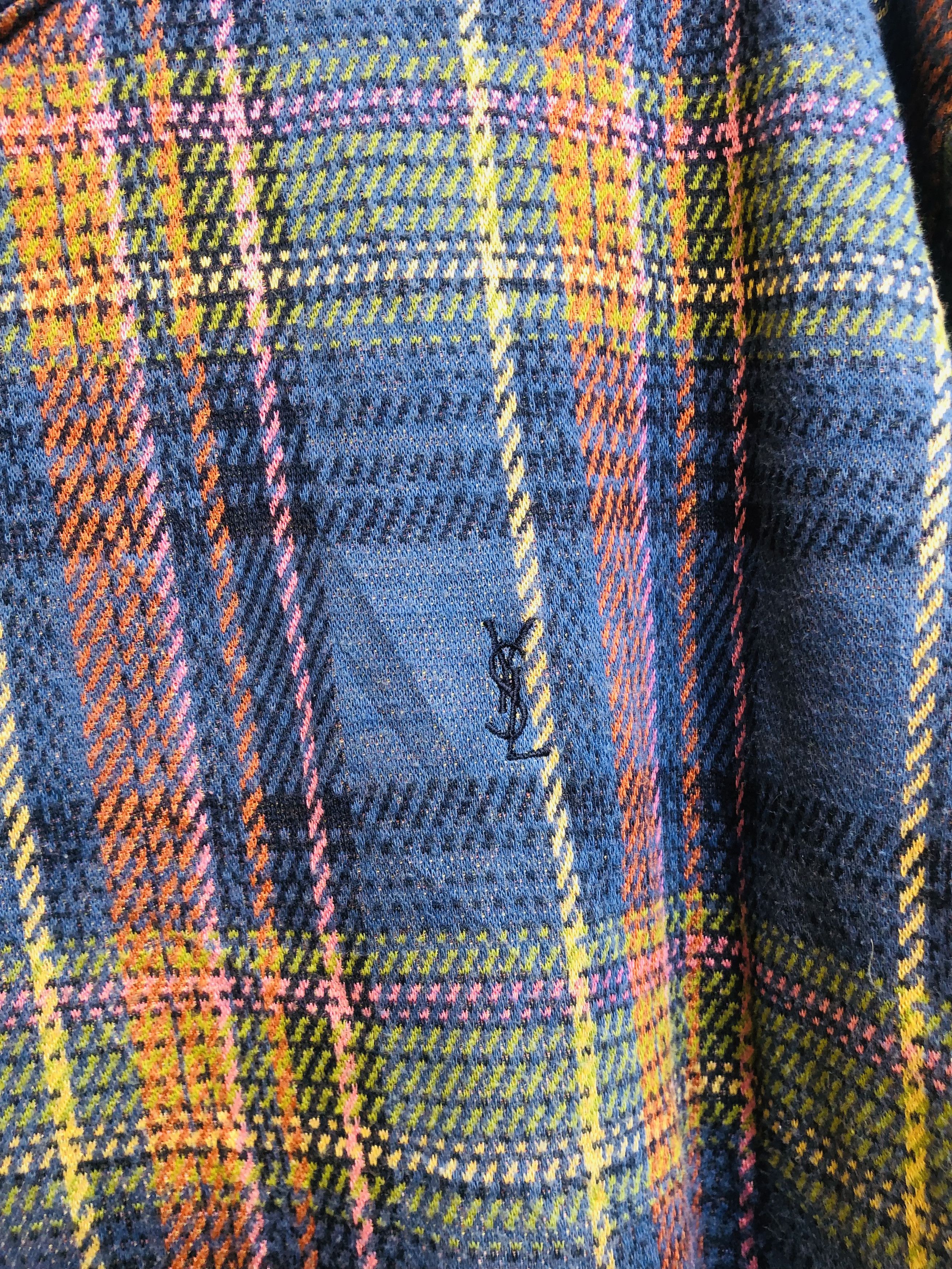 Vintage × Yves Saint Laurent Vintage YSL Yves Saint Laurent Multicolour Fashion Style Size US L / EU 52-54 / 3 - 7 Thumbnail