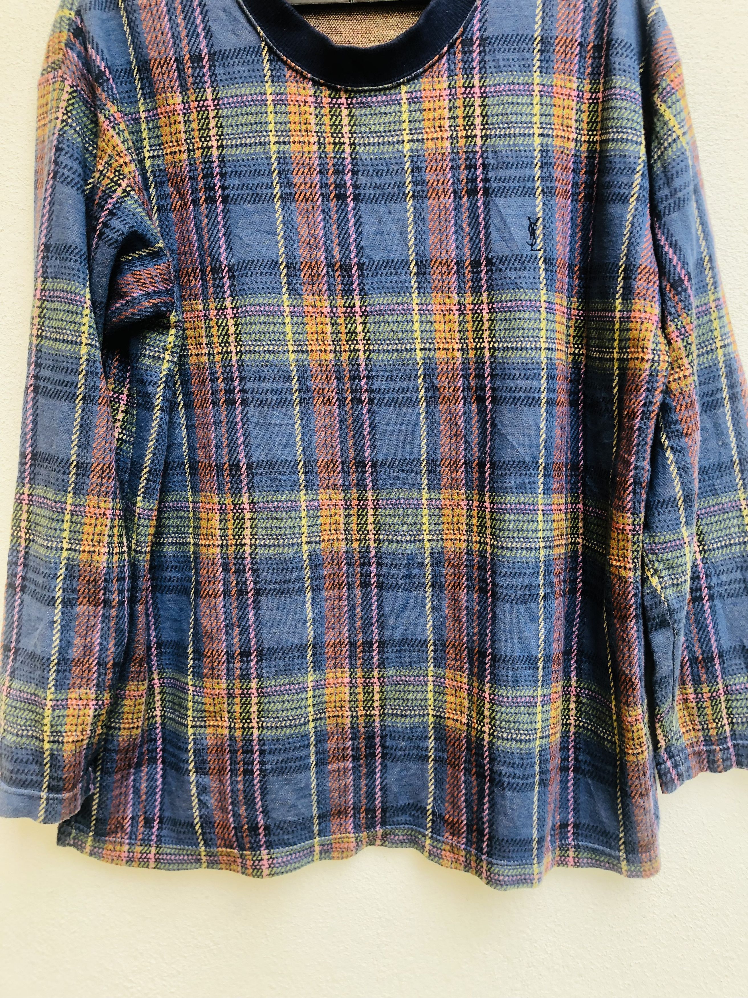 Vintage × Yves Saint Laurent Vintage YSL Yves Saint Laurent Multicolour Fashion Style Size US L / EU 52-54 / 3 - 4 Thumbnail