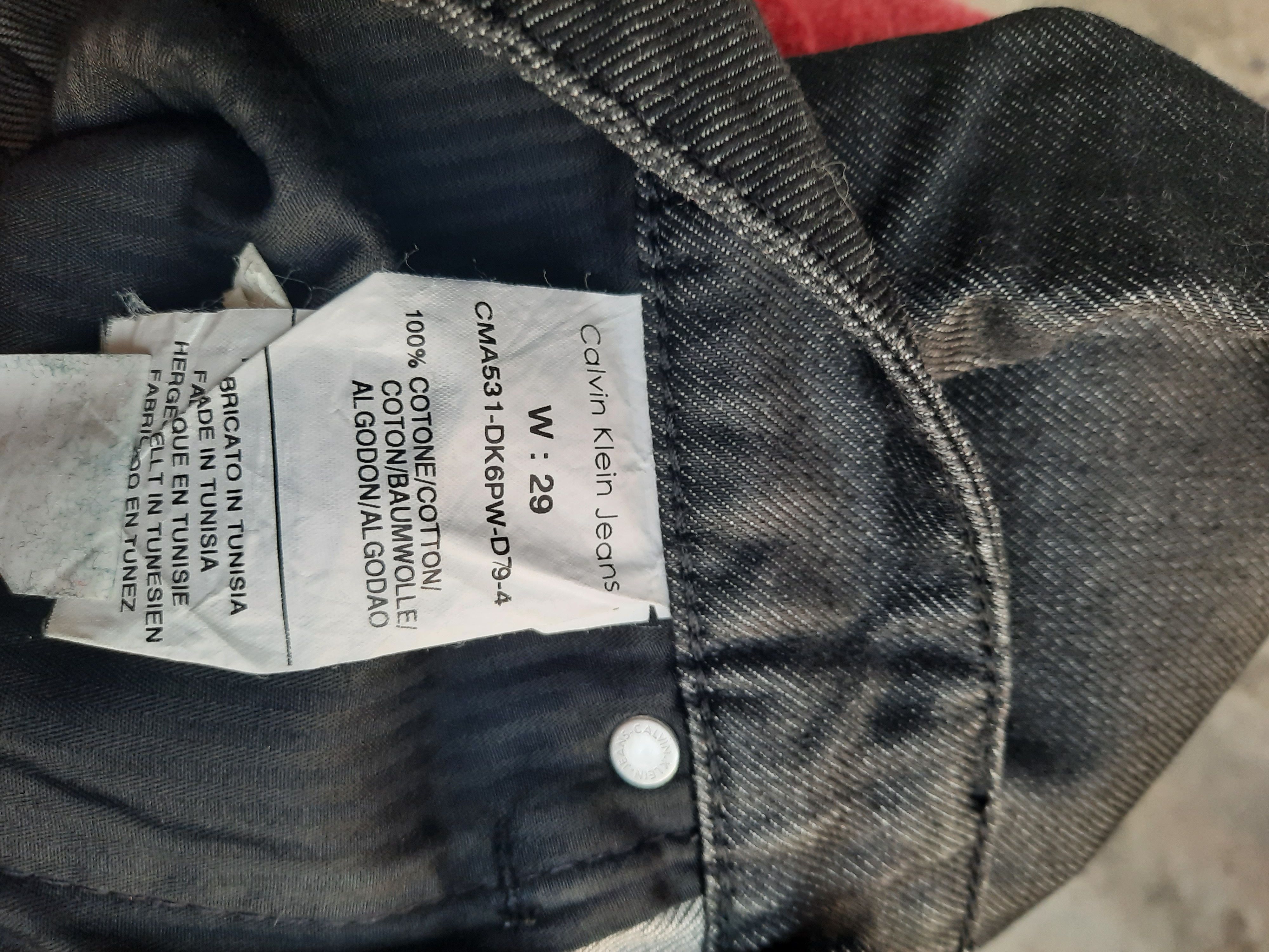 Calvin Klein Calvin Klein Black Jeans Size US 30 / EU 46 - 7 Thumbnail
