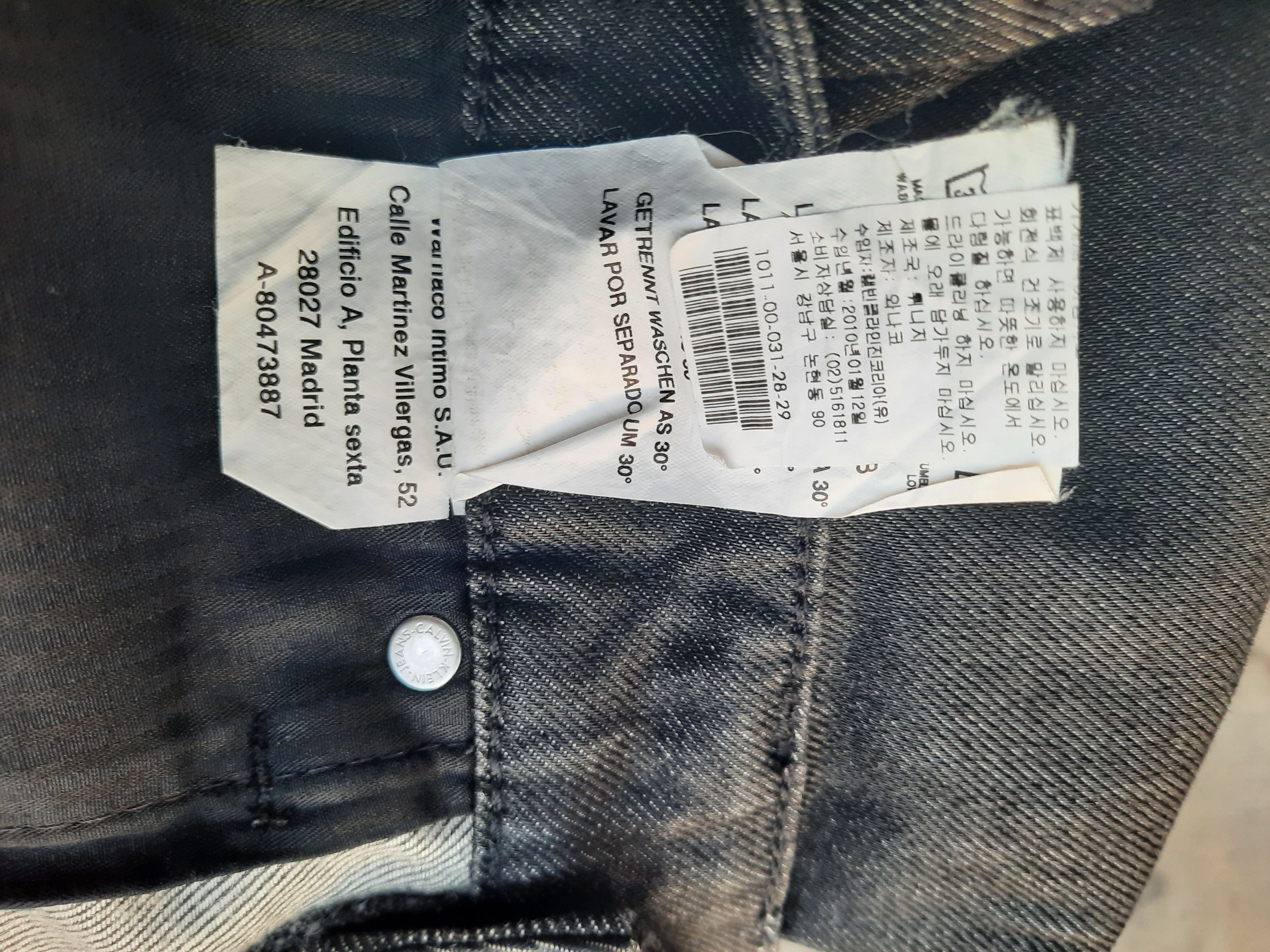 Calvin Klein Calvin Klein Black Jeans Size US 30 / EU 46 - 5 Thumbnail