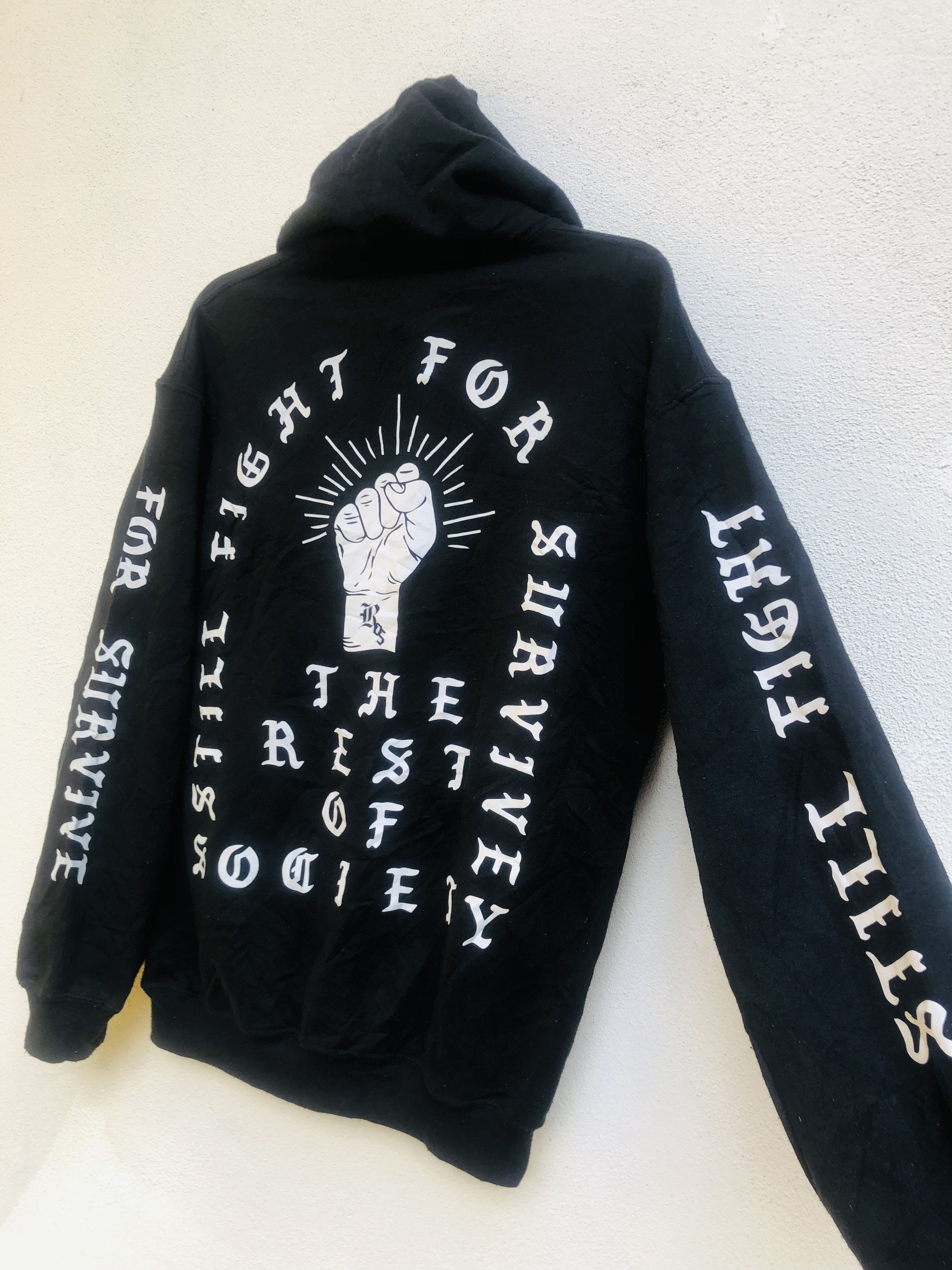 Japanese Brand Vintage Fight For Survive Streetwear Fashion Style Size US M / EU 48-50 / 2 - 6 Thumbnail
