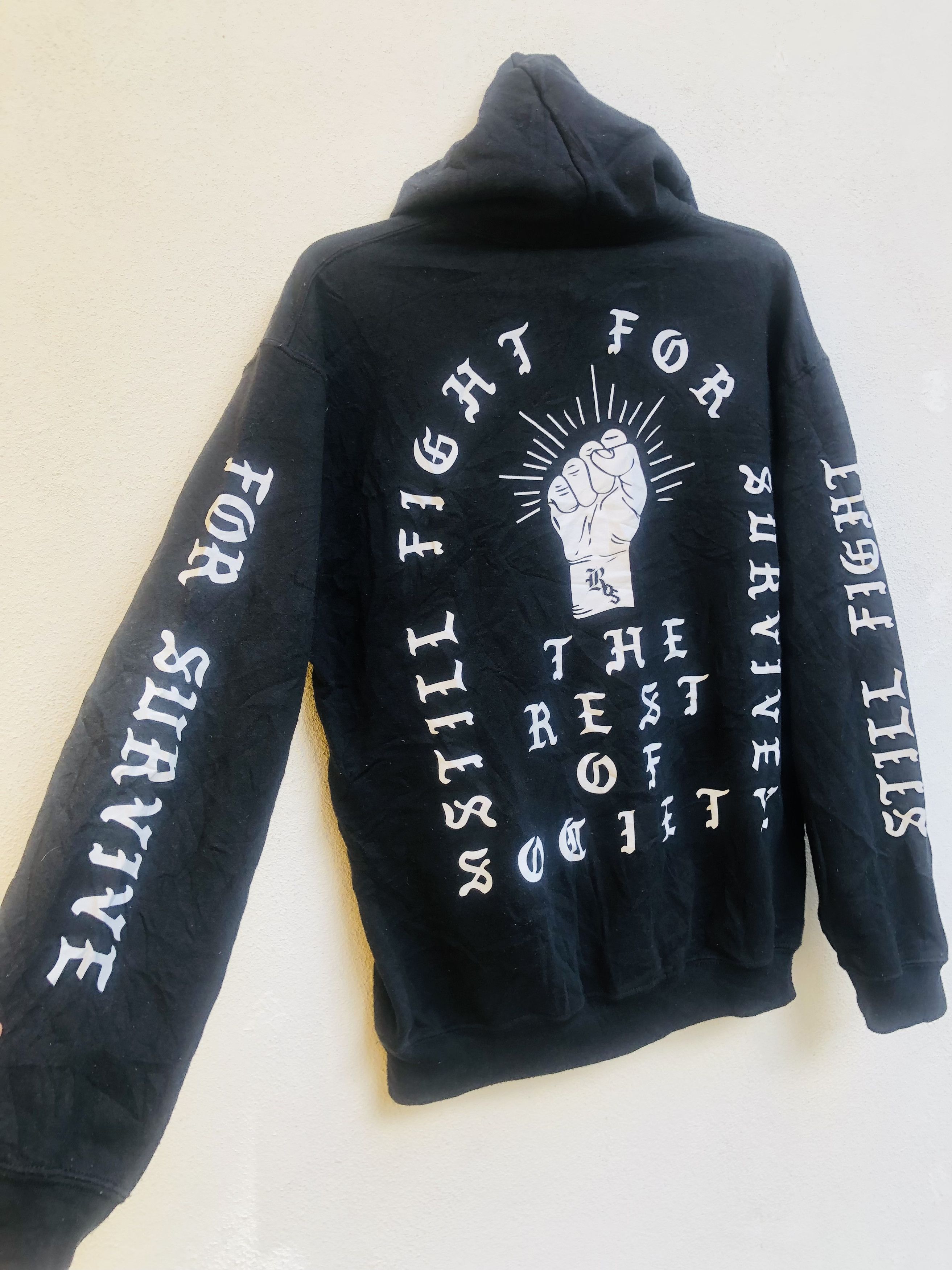 Japanese Brand Vintage Fight For Survive Streetwear Fashion Style Size US M / EU 48-50 / 2 - 3 Thumbnail