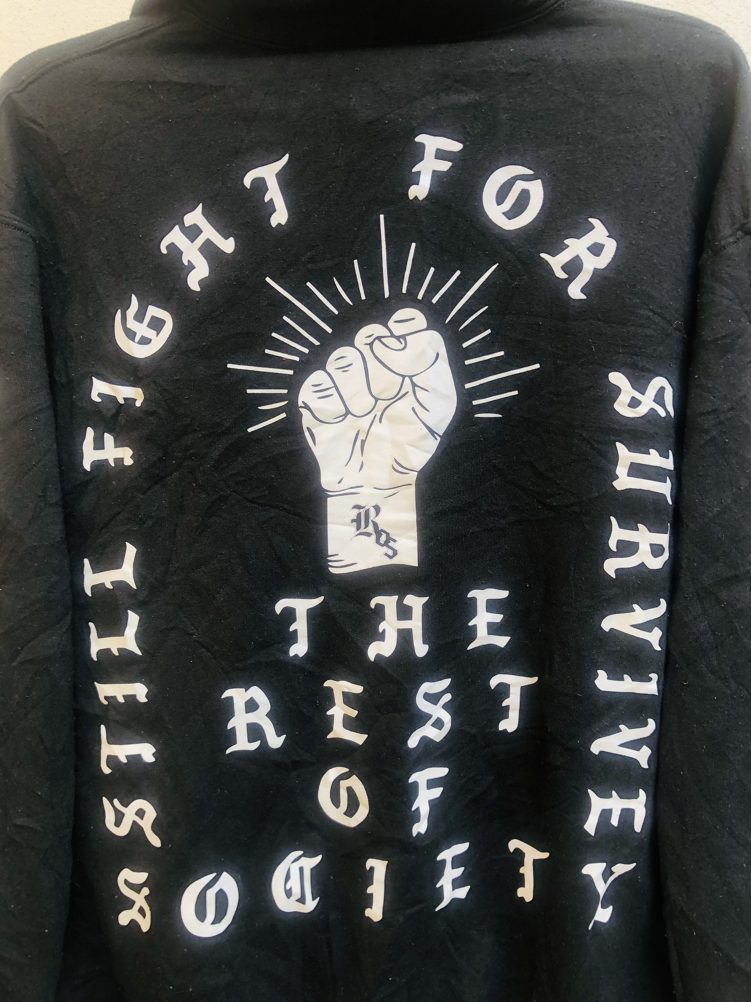 Japanese Brand Vintage Fight For Survive Streetwear Fashion Style Size US M / EU 48-50 / 2 - 4 Thumbnail