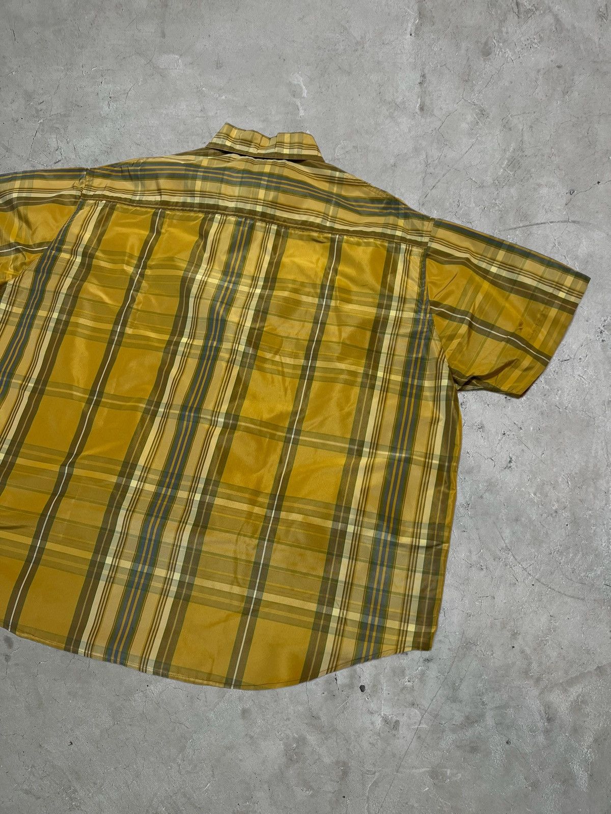 Aris Tatalovich Aris Tatalovich 1/1 Silk Tech Fabric Plaid Shirt Size US XL / EU 56 / 4 - 10 Thumbnail