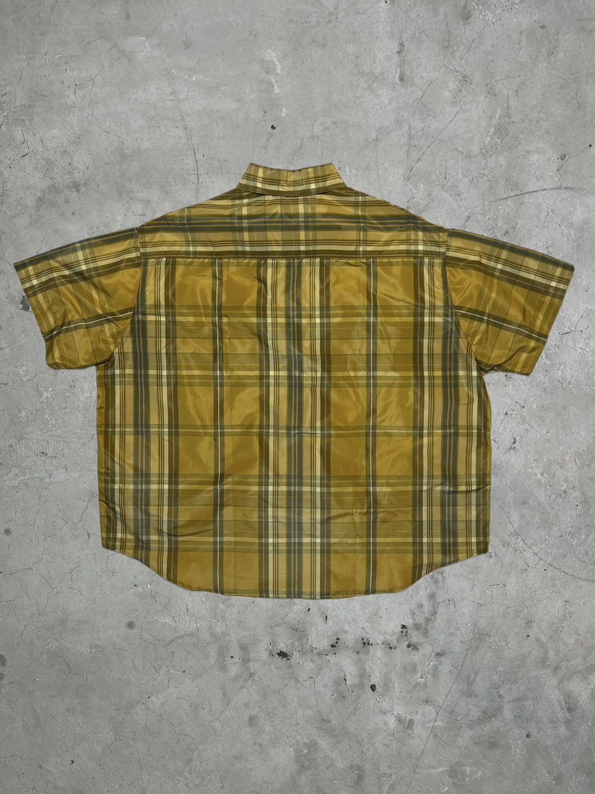 Aris Tatalovich Aris Tatalovich 1/1 Silk Tech Fabric Plaid Shirt Size US XL / EU 56 / 4 - 4 Thumbnail