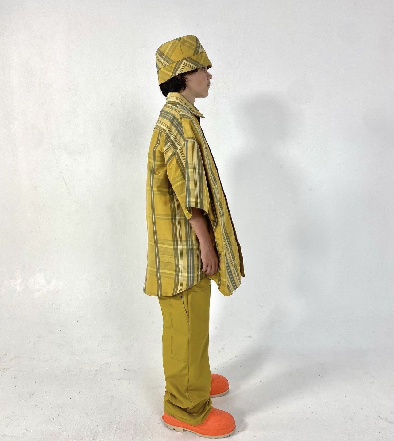 Aris Tatalovich Aris Tatalovich 1/1 Silk Tech Fabric Plaid Shirt Size US XL / EU 56 / 4 - 2 Thumbnail