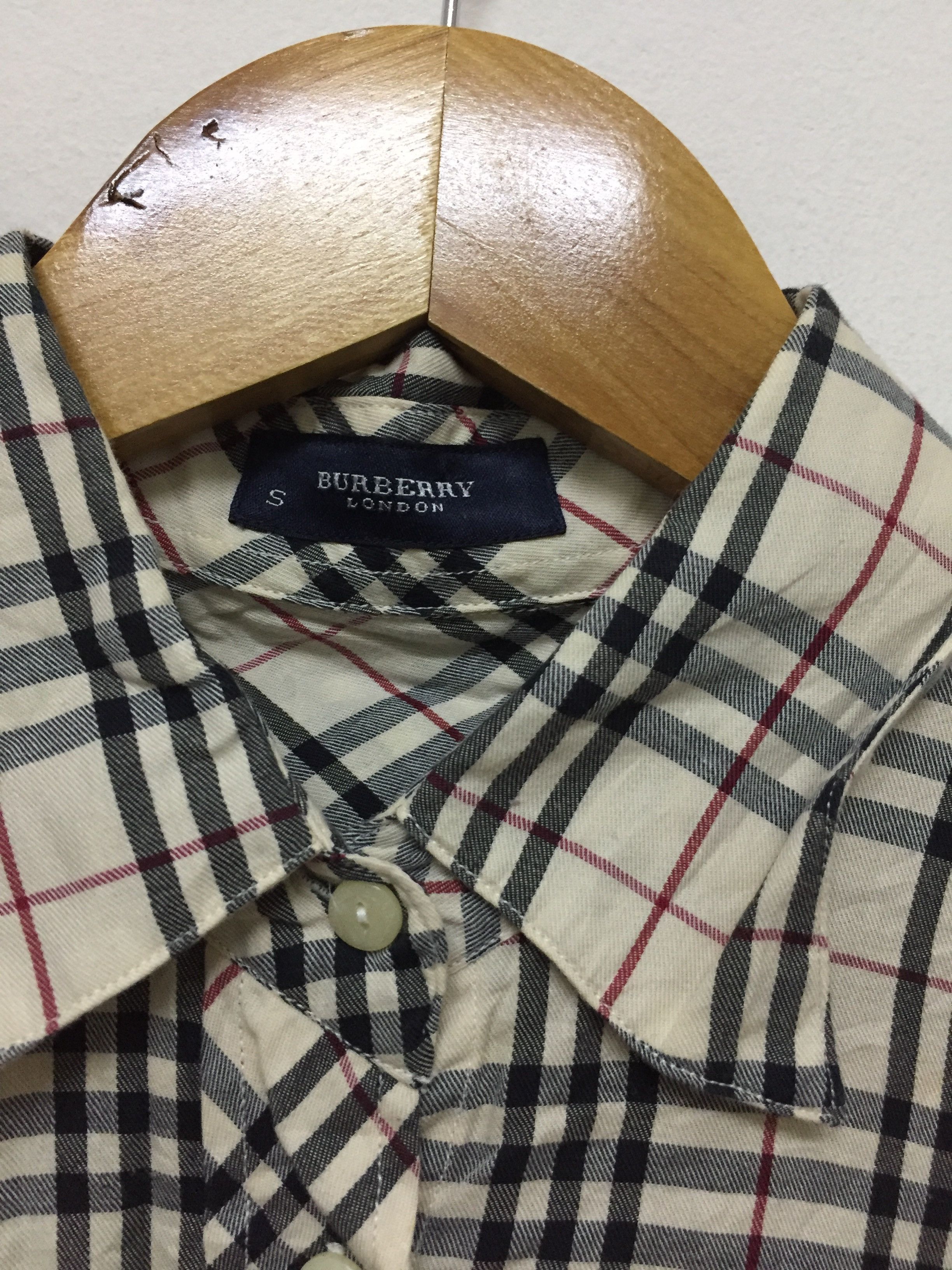 Burberry Vtg Burberry nova check sleeveless button down shirt Size S / US 4 / IT 40 - 6 Thumbnail