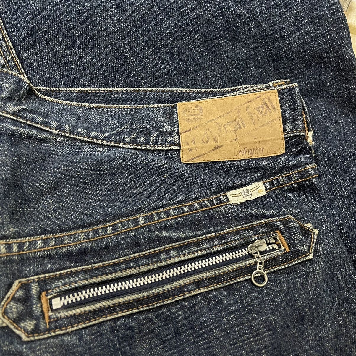 Japanese Brand Corefighter tropical hell selvedge jeans denim baggy style Size US 36 / EU 52 - 9 Thumbnail