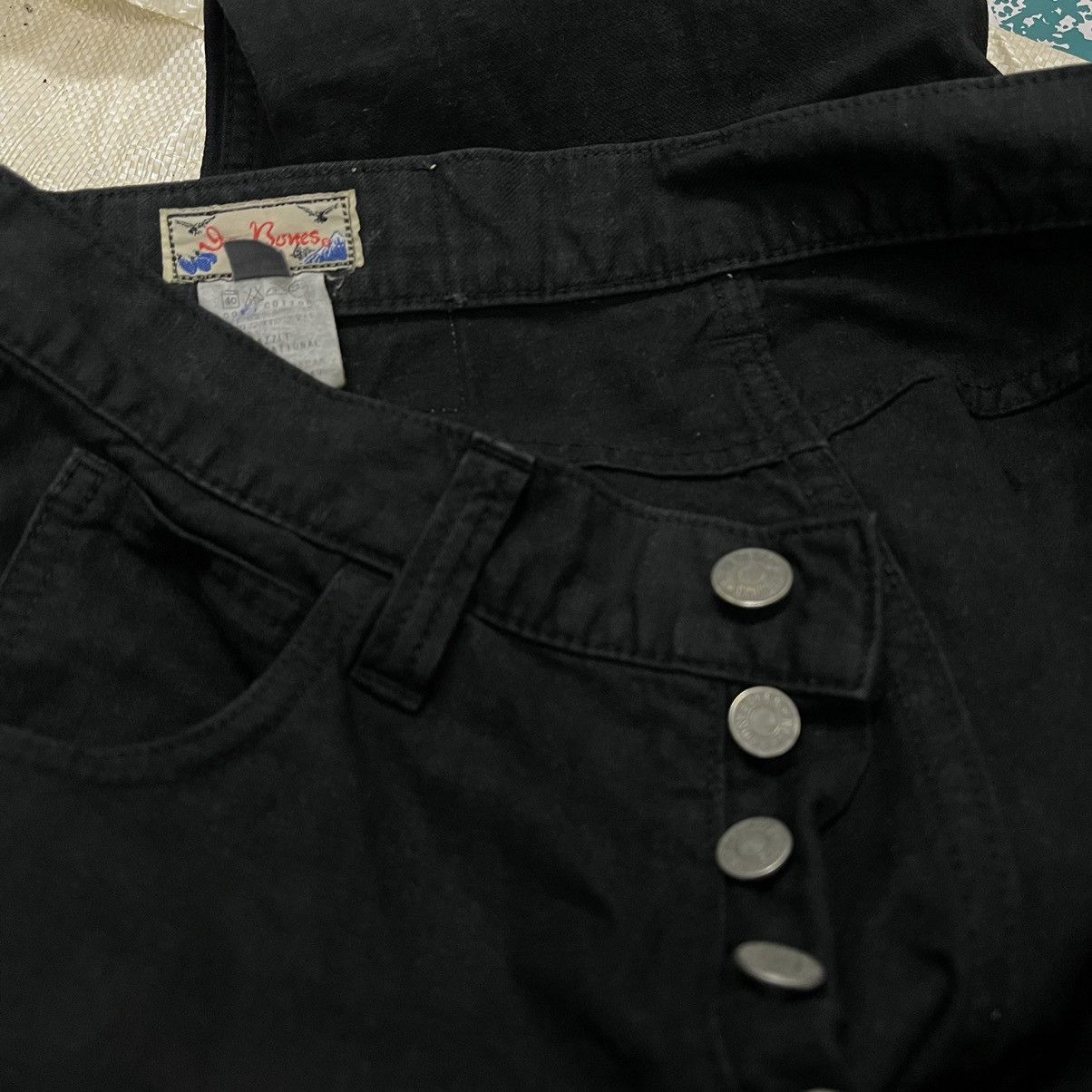 Dry Bones Rare!!! Dry bones jeans super black slimfit Size US 30 / EU 46 - 10 Thumbnail