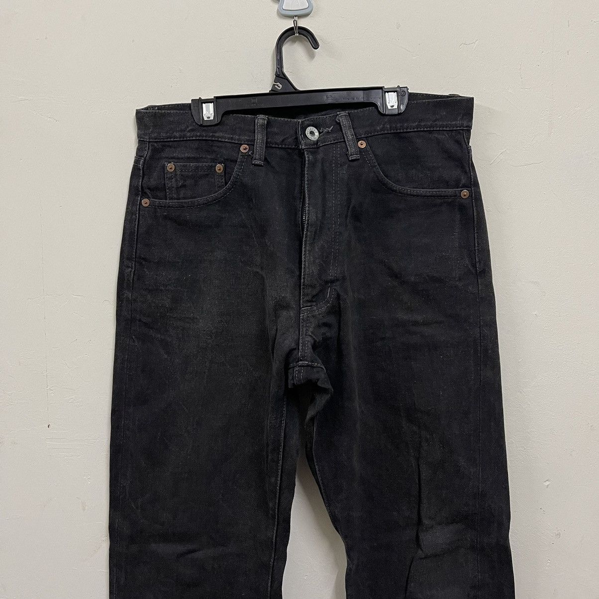 Hysteric Glamour M16 M-sixteen selvedge jeans denim superblack Size US 30 / EU 46 - 4 Thumbnail
