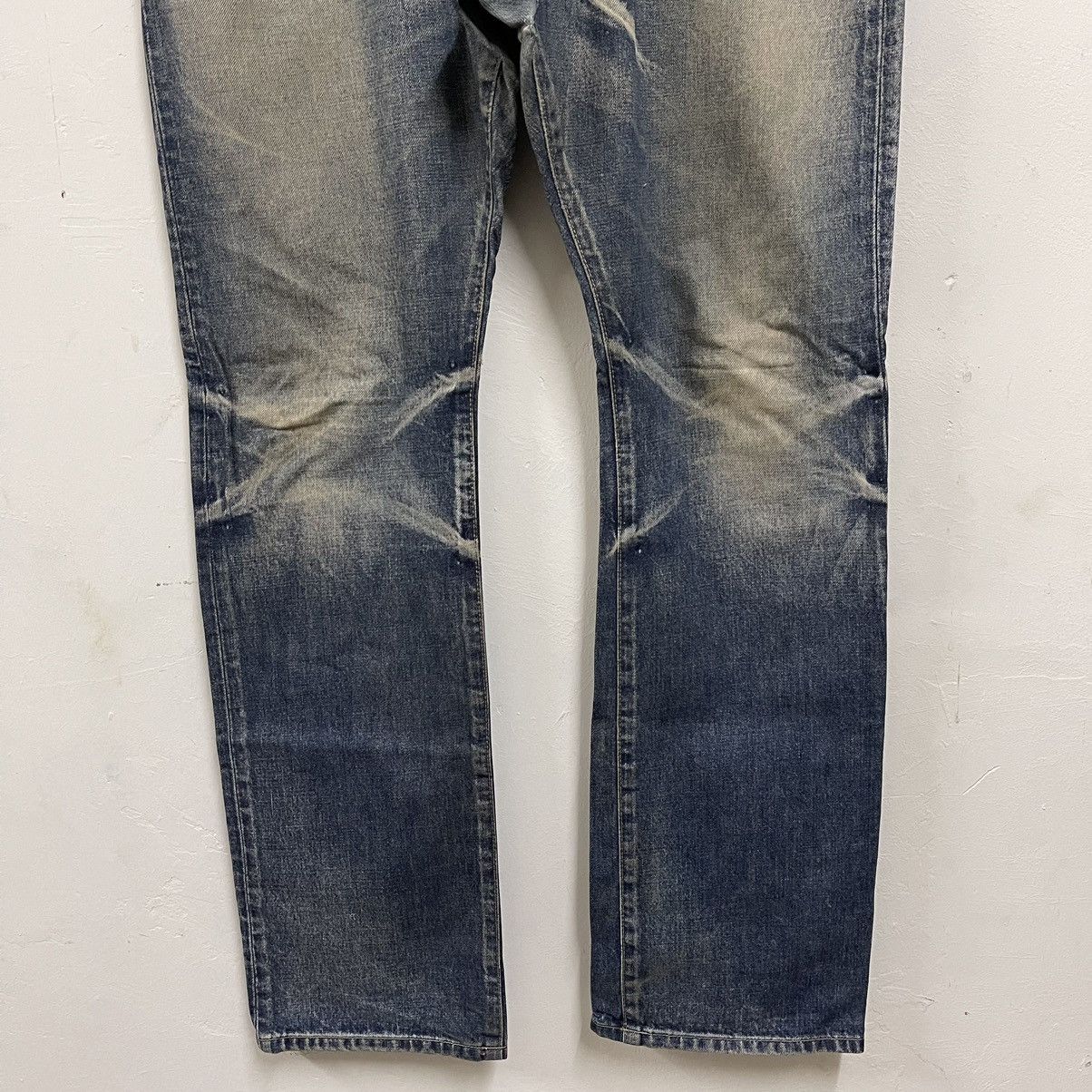 Takeo Kikuchi 90s Takeo Kikuchi jeans denim distressed Size US 35 - 4 Thumbnail