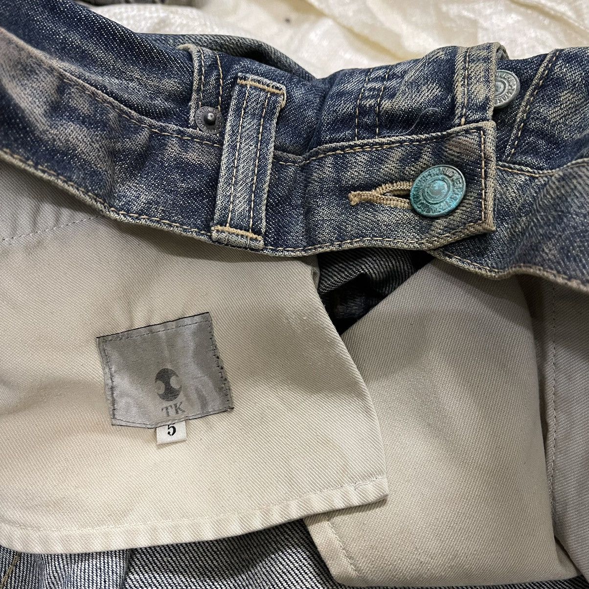 Takeo Kikuchi 90s Takeo Kikuchi jeans denim distressed Size US 35 - 7 Thumbnail