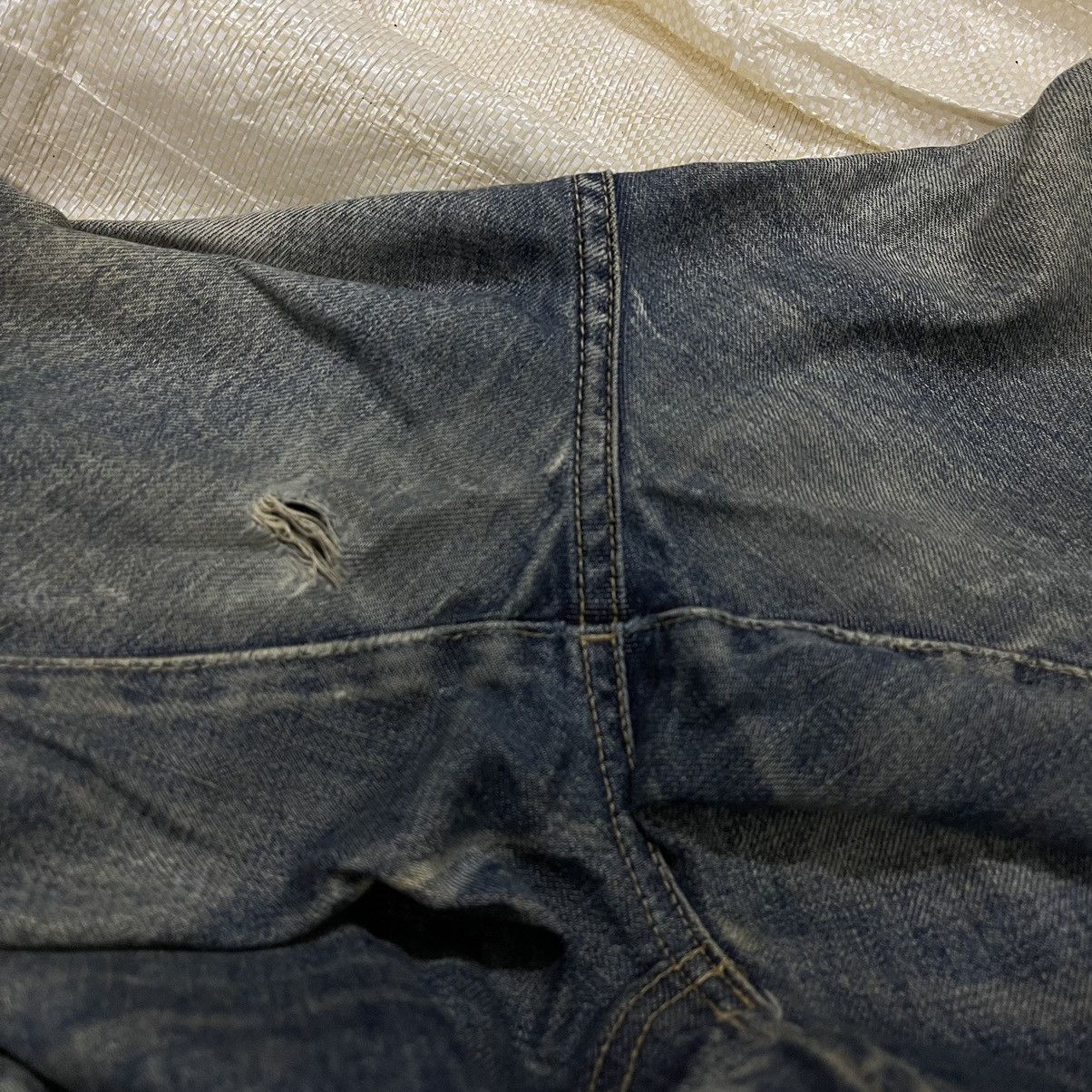 Takeo Kikuchi 90s Takeo Kikuchi jeans denim distressed Size US 35 - 9 Thumbnail