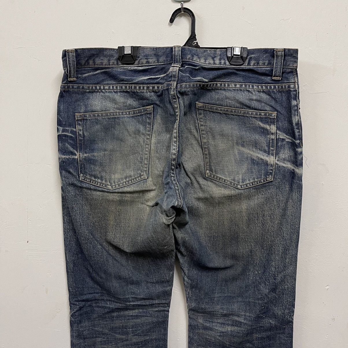 Takeo Kikuchi 90s Takeo Kikuchi jeans denim distressed Size US 35 - 5 Thumbnail