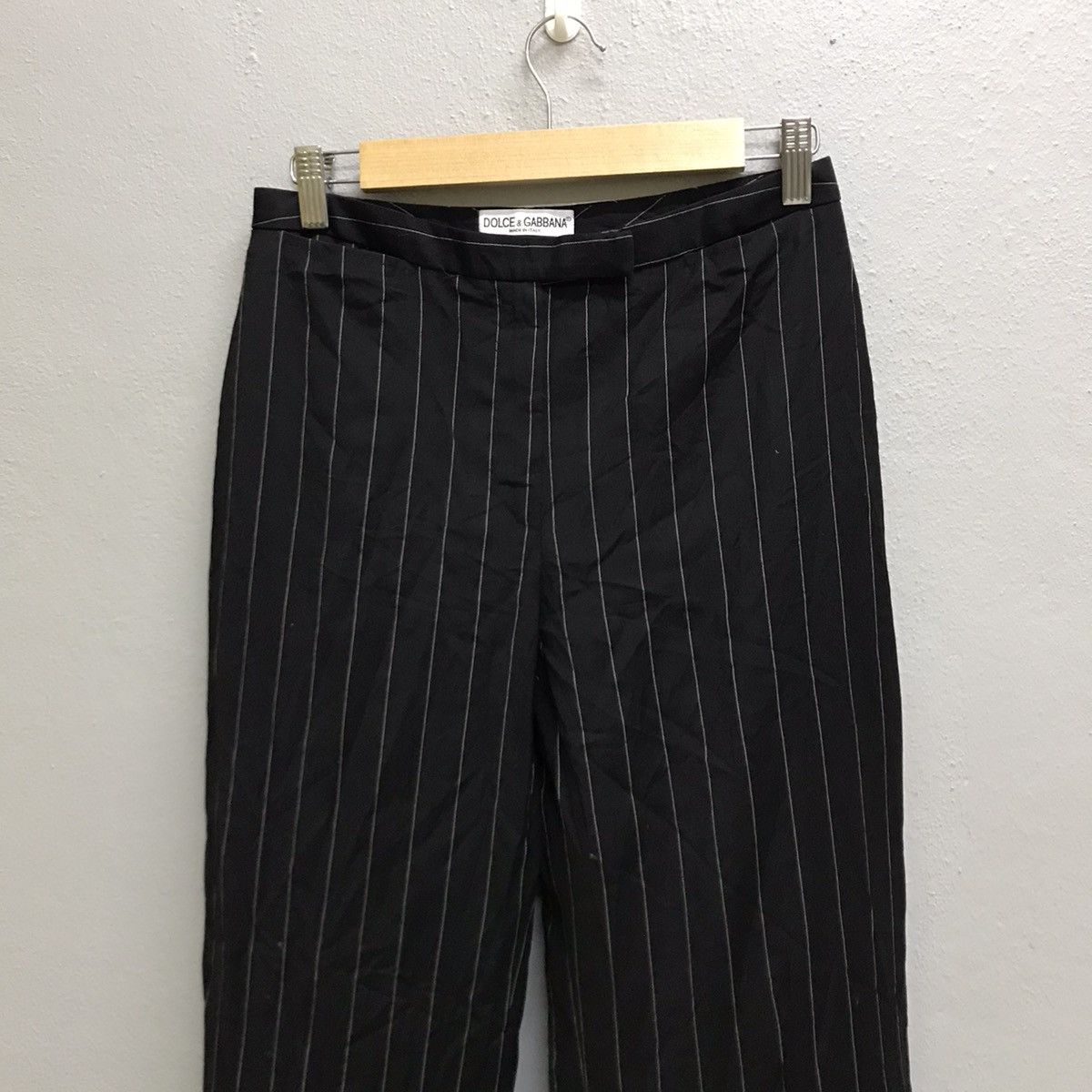 Dolce & Gabbana DOLCE&GABBANA STRAIGHT LEG TROUSER PANTS Size 26" / US 2 / IT 38 - 4 Thumbnail