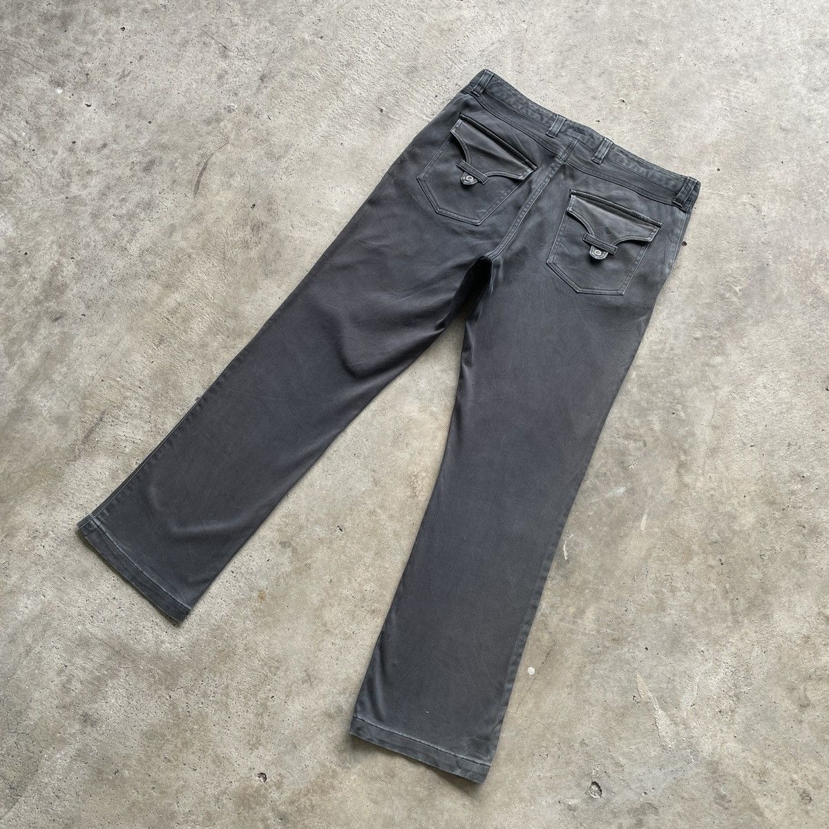 Japanese Brand × Vintage W32x29.5🔥 Japanese Vintage Faded Trousers Casual Pants Size US 32 / EU 48 - 10 Thumbnail