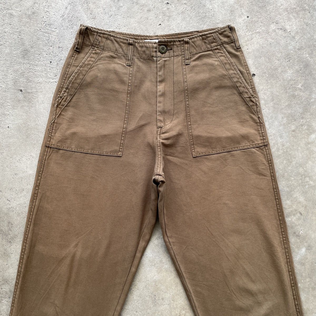 Japanese Brand Vintage Craft Faded Trousers Casual Pants Japan W28x27 Size US 28 / EU 44 - 3 Thumbnail