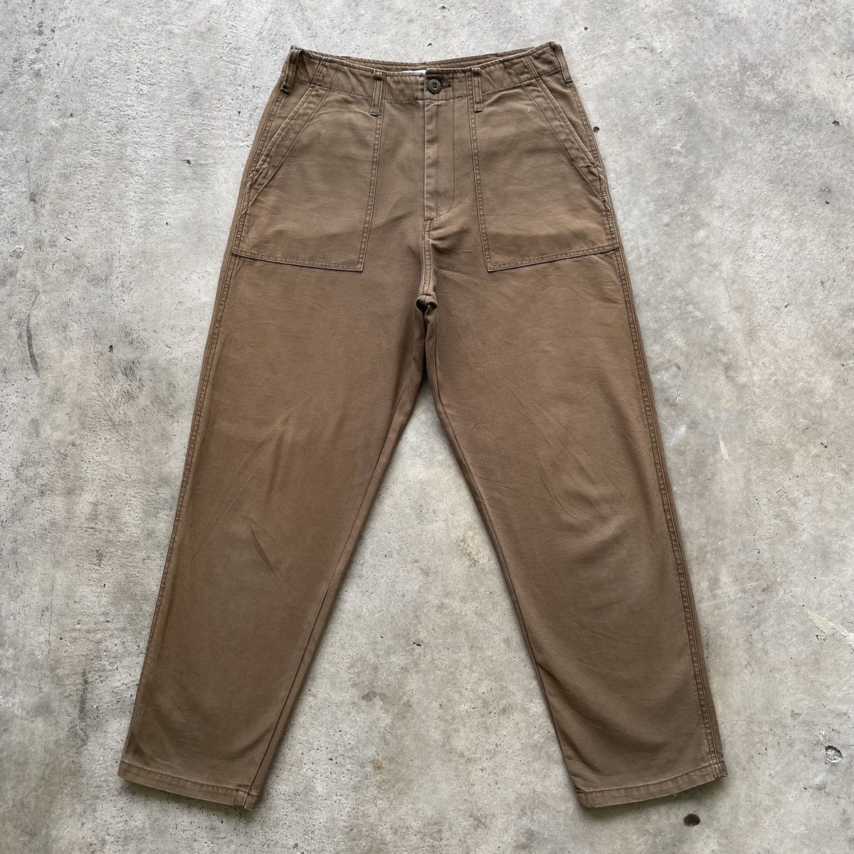 Japanese Brand Vintage Craft Faded Trousers Casual Pants Japan W28x27 Size US 28 / EU 44 - 1 Thumbnail