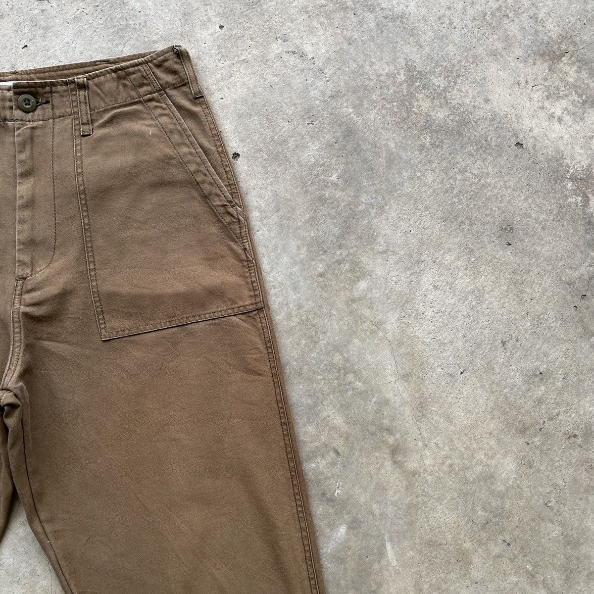Japanese Brand Vintage Craft Faded Trousers Casual Pants Japan W28x27 Size US 28 / EU 44 - 6 Thumbnail