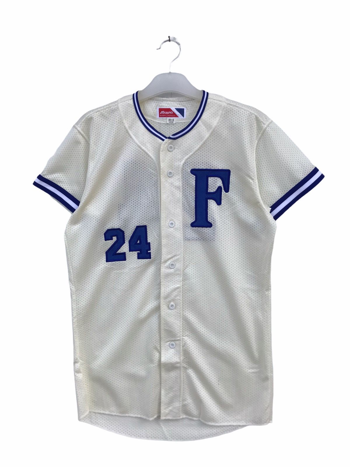 Mizuno Vintage 90s Baseball Jersey by Mizuno Size US L / EU 52-54 / 3 - 1 Thumbnail