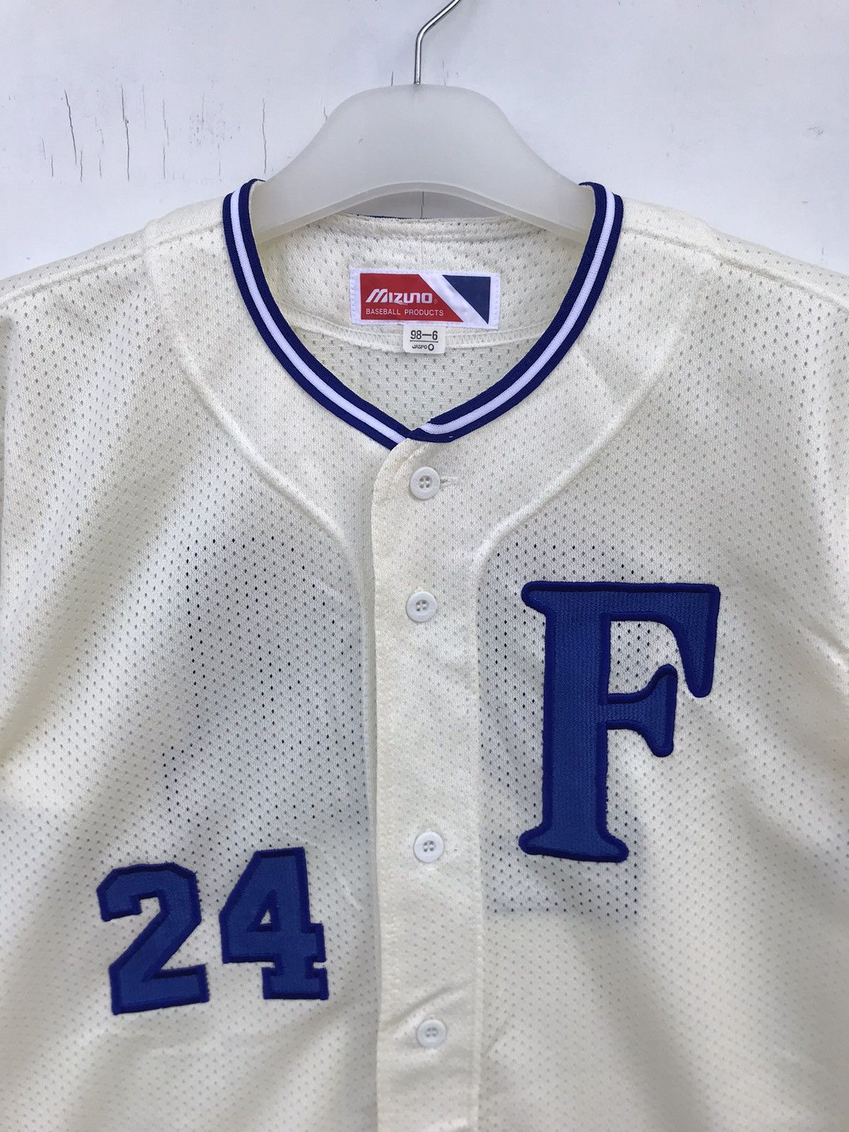 Mizuno Vintage 90s Baseball Jersey by Mizuno Size US L / EU 52-54 / 3 - 3 Thumbnail