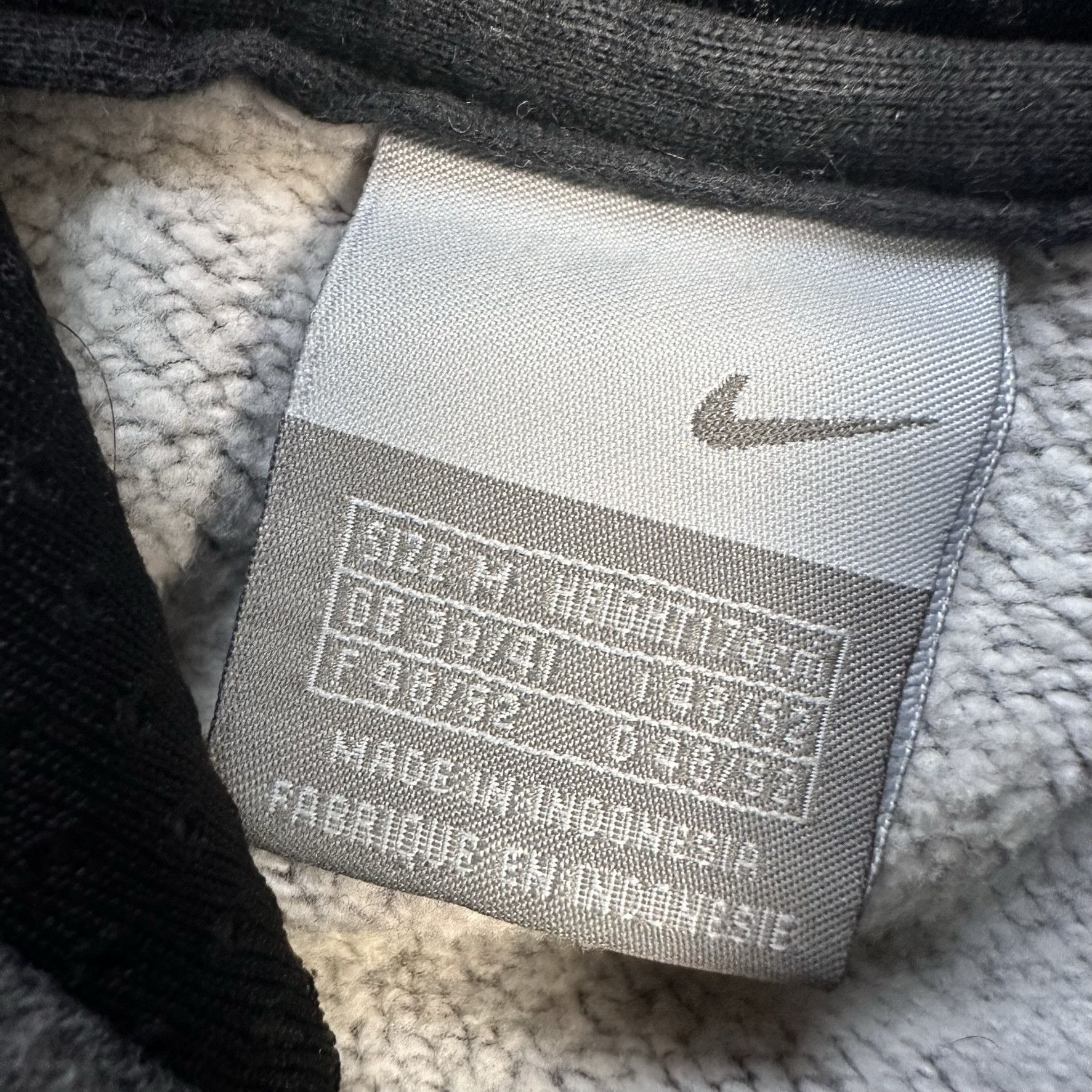 Nike × Vintage Vintage Nike spellout hoodie black size medium Size US M / EU 48-50 / 2 - 4 Thumbnail