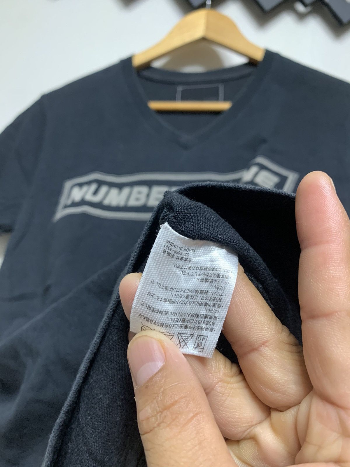 Designer × Japanese Brand × Number (N)ine NUMBER NINE SPELL OUT JAPANESE BRAND SHIRT Size US S / EU 44-46 / 1 - 7 Thumbnail