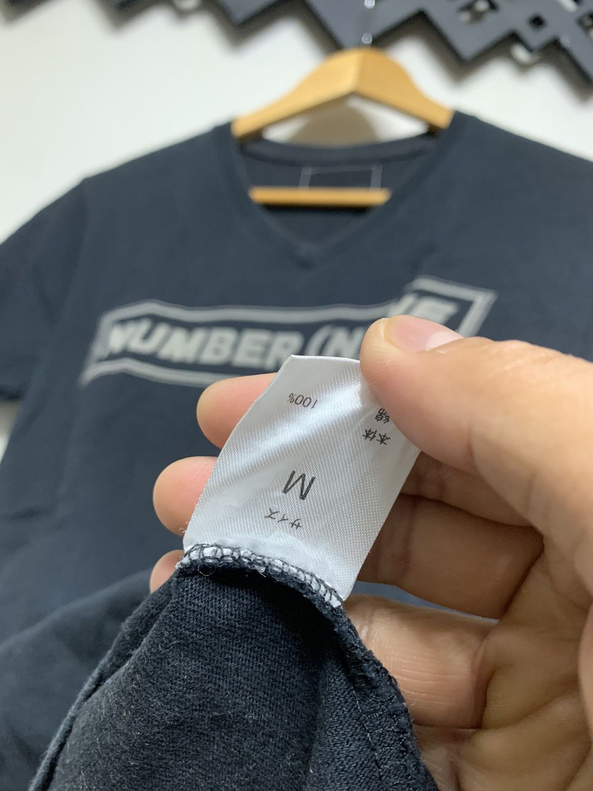 Designer × Japanese Brand × Number (N)ine NUMBER NINE SPELL OUT JAPANESE BRAND SHIRT Size US S / EU 44-46 / 1 - 8 Thumbnail