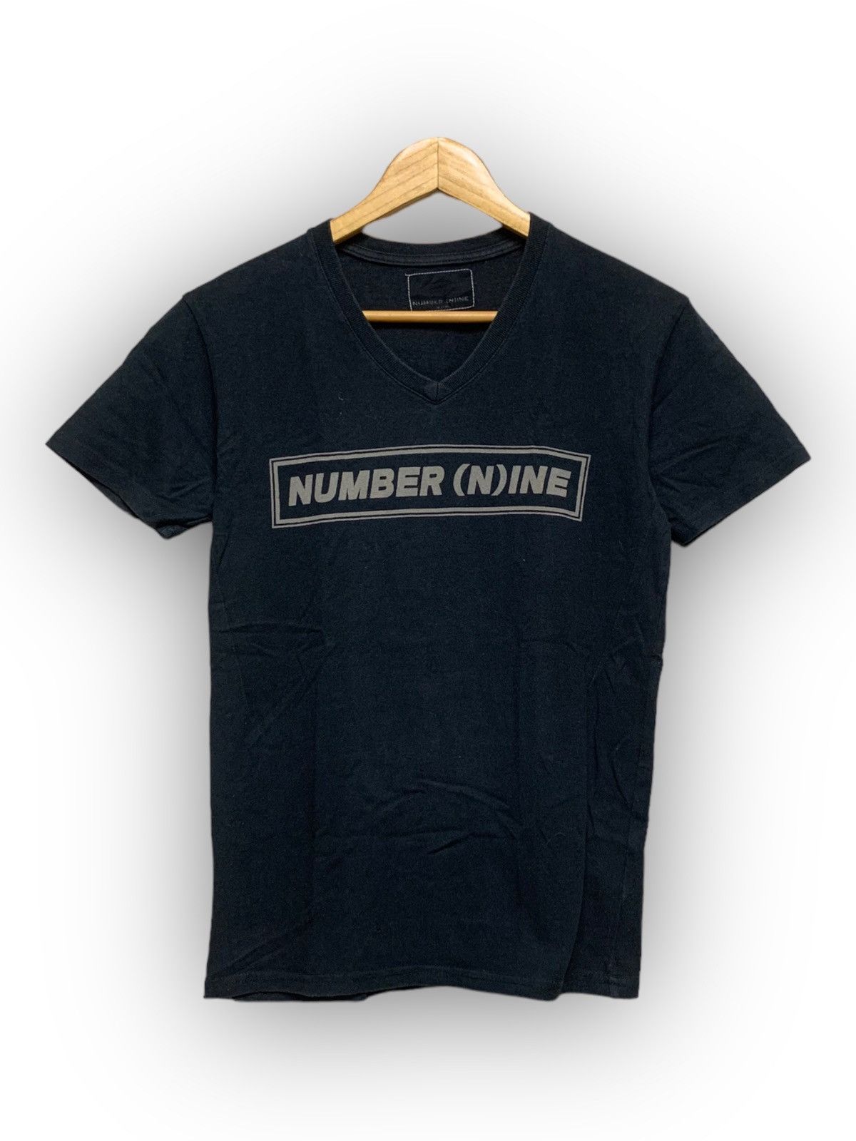 NUMBER NINE SPELL OUT JAPANESE BRAND SHIRT
