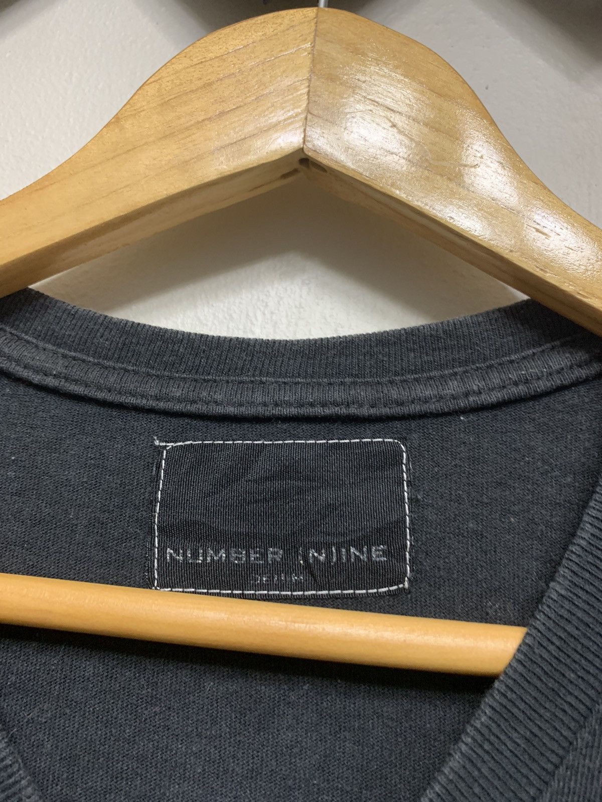 Designer × Japanese Brand × Number (N)ine NUMBER NINE SPELL OUT JAPANESE BRAND SHIRT Size US S / EU 44-46 / 1 - 5 Thumbnail