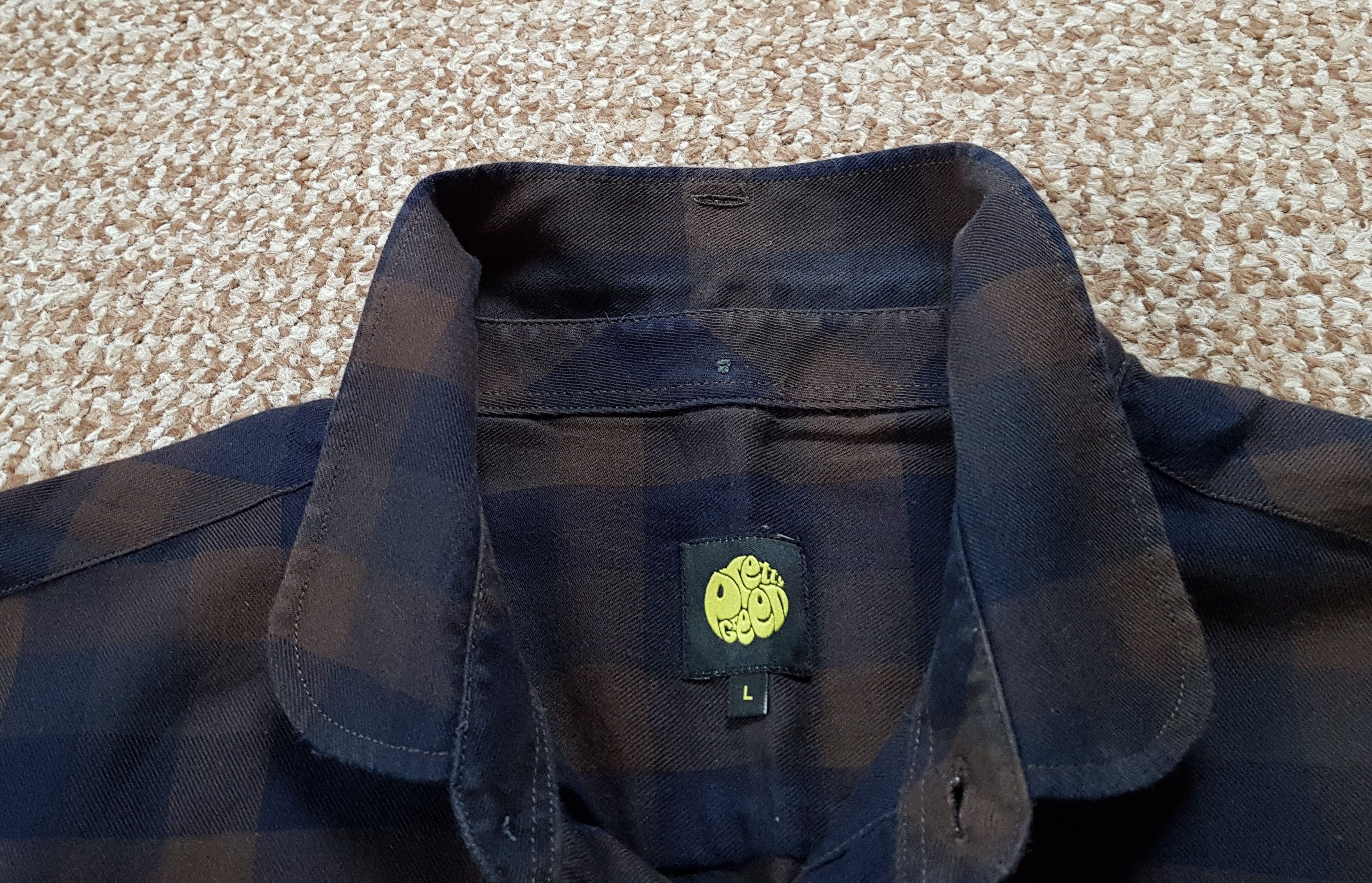 Pretty Green Pretty Green Long Sleeved Check Shirt size L Size US L / EU 52-54 / 3 - 5 Thumbnail