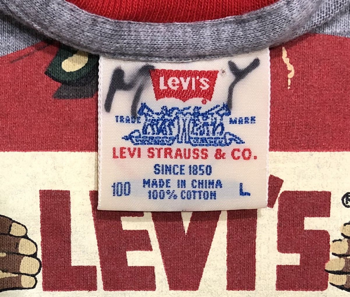 Levi's Vintage Y2K Levi's Saddleman T-shirt Rare Size US M / EU 48-50 / 2 - 6 Thumbnail
