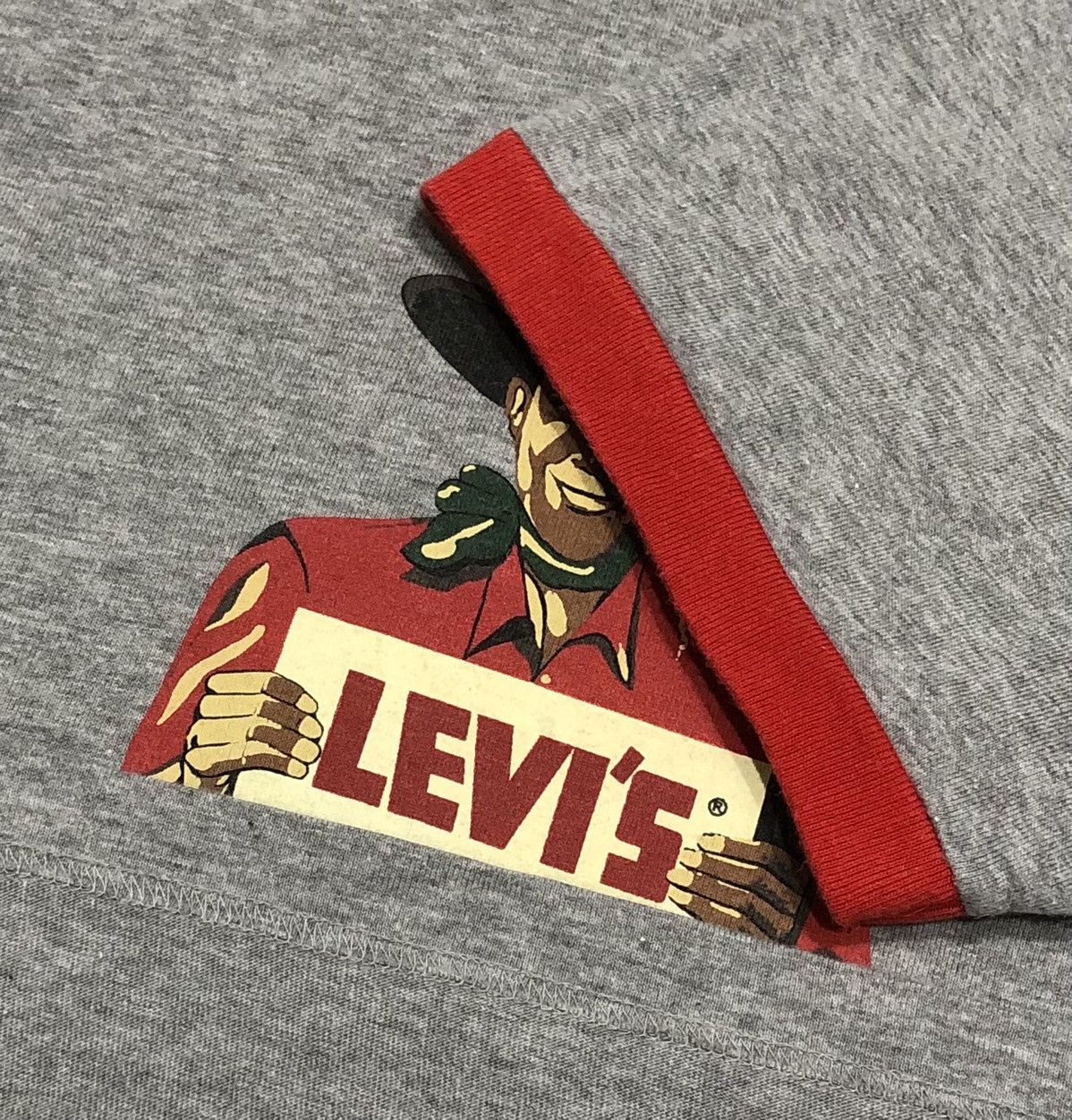 Levi's Vintage Y2K Levi's Saddleman T-shirt Rare Size US M / EU 48-50 / 2 - 5 Thumbnail