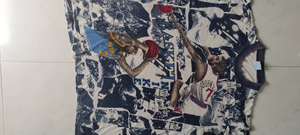 Nike Vintage Rare Nike Basketball full print t-shirt Size US L / EU 52-54 / 3 - 5 Thumbnail