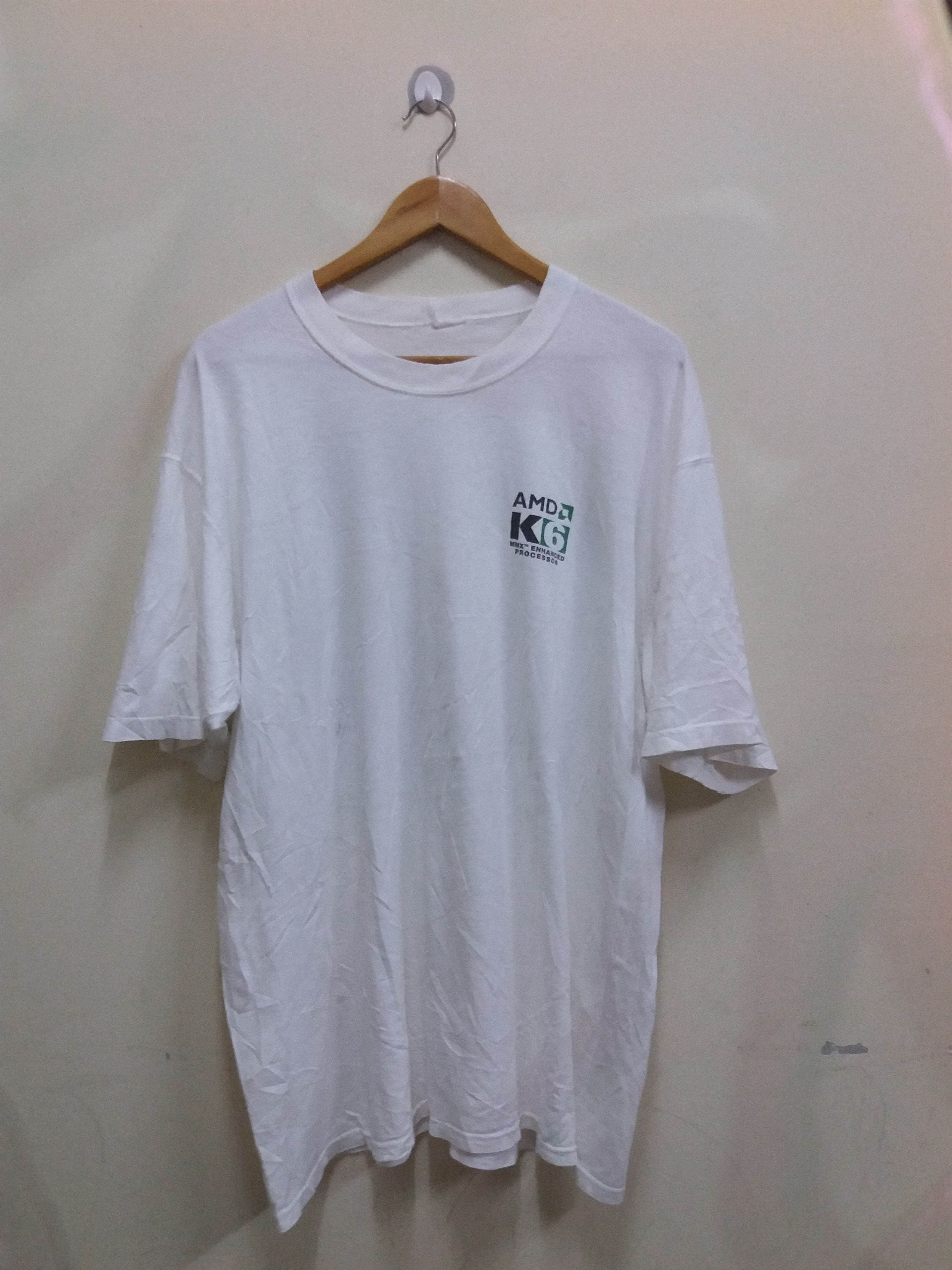 Microsoft AMD K6 processor t-shirt/intel/microsoft/apples/pentium Size US XXL / EU 58 / 5 - 6 Thumbnail
