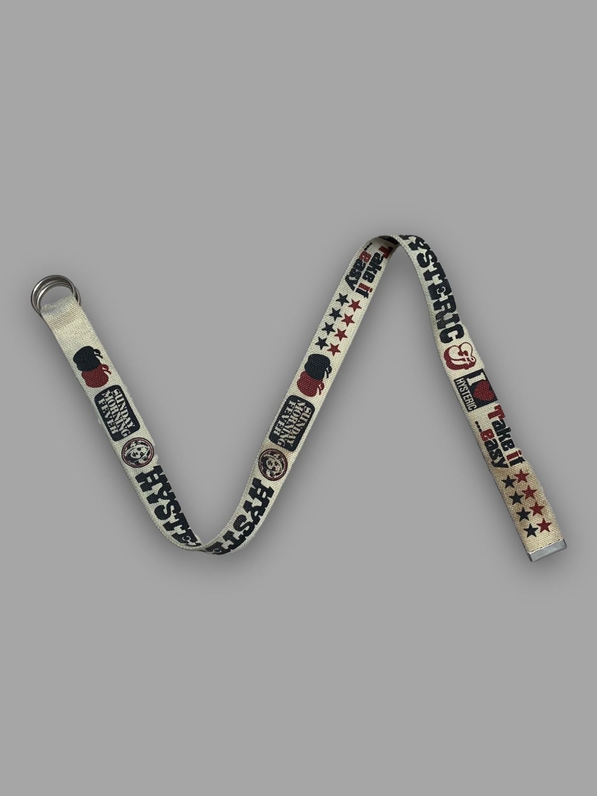 Designer × Hysteric Glamour × Japanese Brand HYSTERIC GLAMOUR I LOVE HYSTERIC TAKE IT EASY BELT Size ONE SIZE - 1 Thumbnail