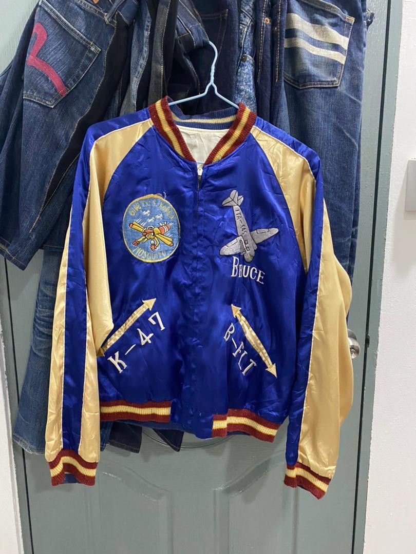 image of Toyo Enterprises Sukajan Toyo Enterprise Riversible Hand Embroidery Jacket, Men's (Size Medium)