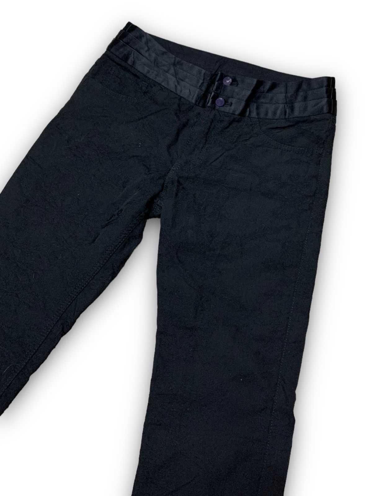 Comme des Garcons × Japanese Brand × Junya Watanabe JUNYA WATANABE X COMME DES GARCONS MONOGRAM FLOWER AT PANTS Size US 30 / EU 46 - 4 Thumbnail