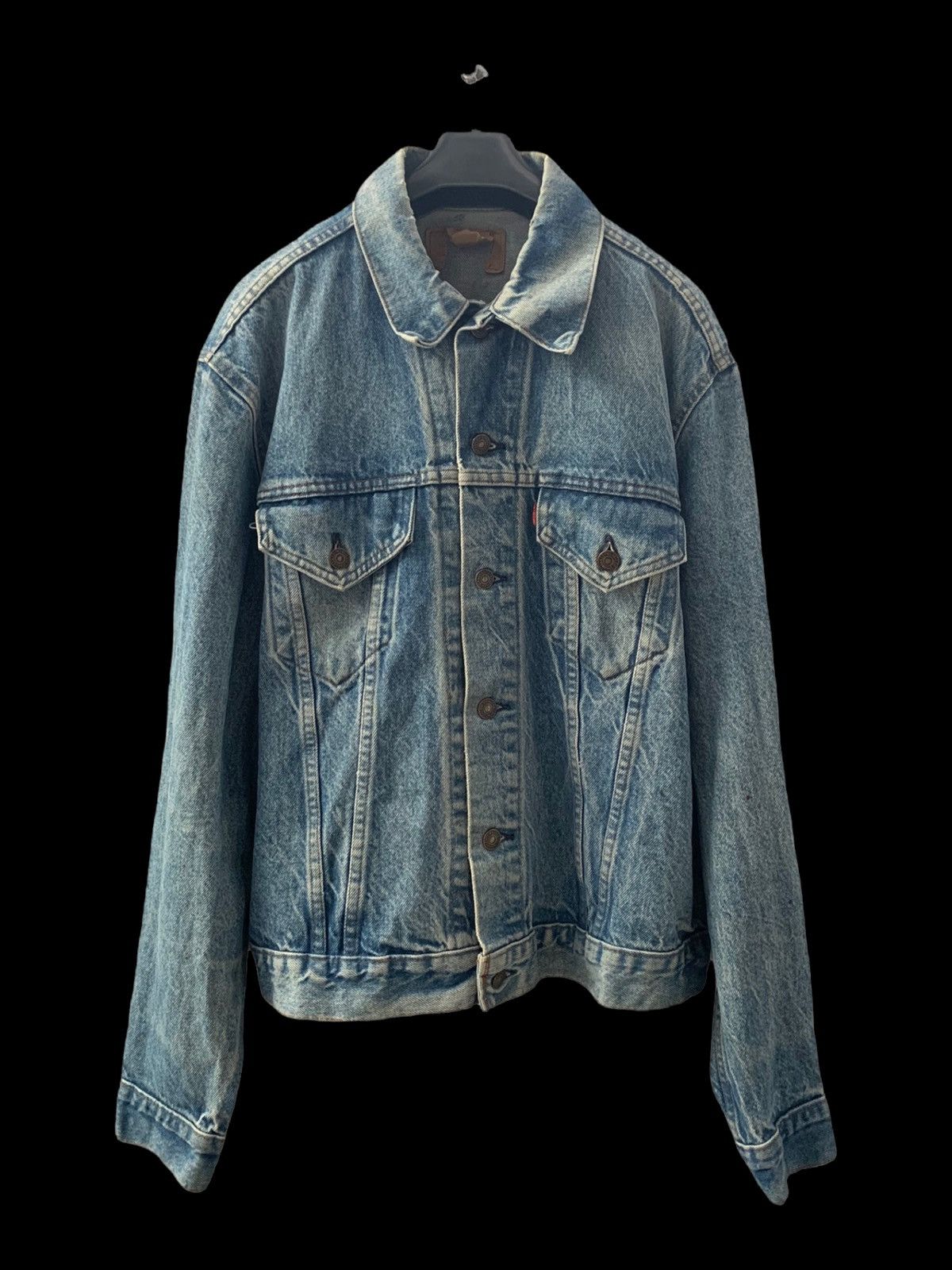 image of Levis Vintage Clothing x Made In USA Vintage Levis Denim Jacket, Men's (Size Large)