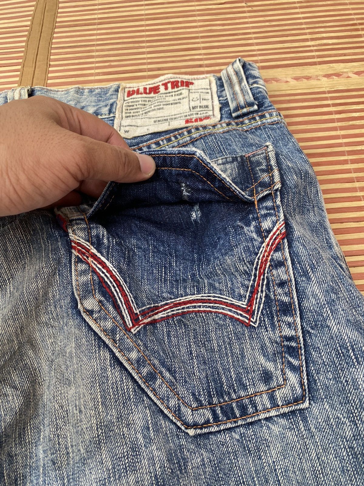 Edwin Edwin 503 Blue Trip Pant Size US 34 / EU 50 - 6 Thumbnail
