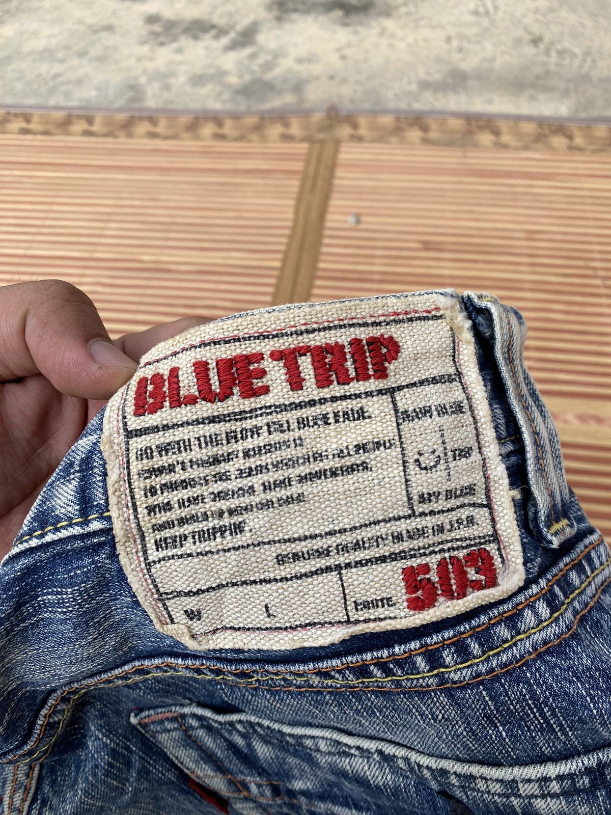Edwin Edwin 503 Blue Trip Pant Size US 34 / EU 50 - 7 Thumbnail
