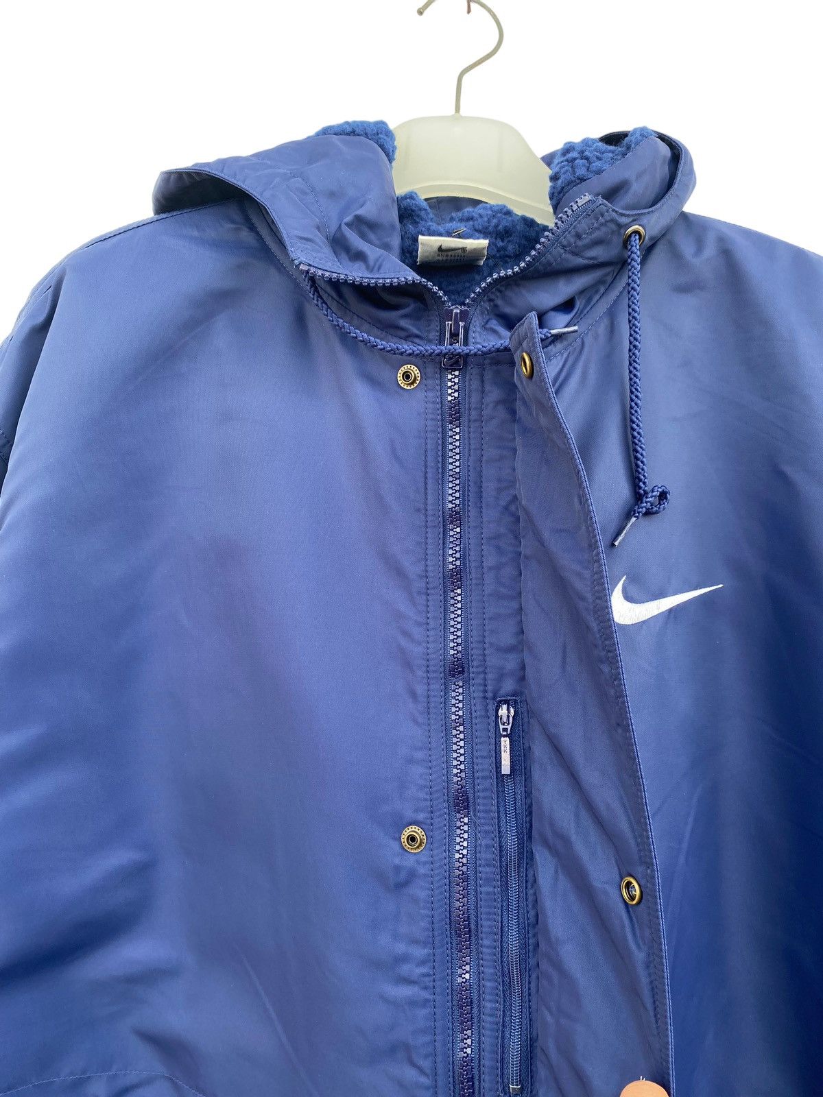 Nike Vintage Y2K 90s Nike Big Logo Parka Jacket Size US L / EU 52-54 / 3 - 6 Thumbnail