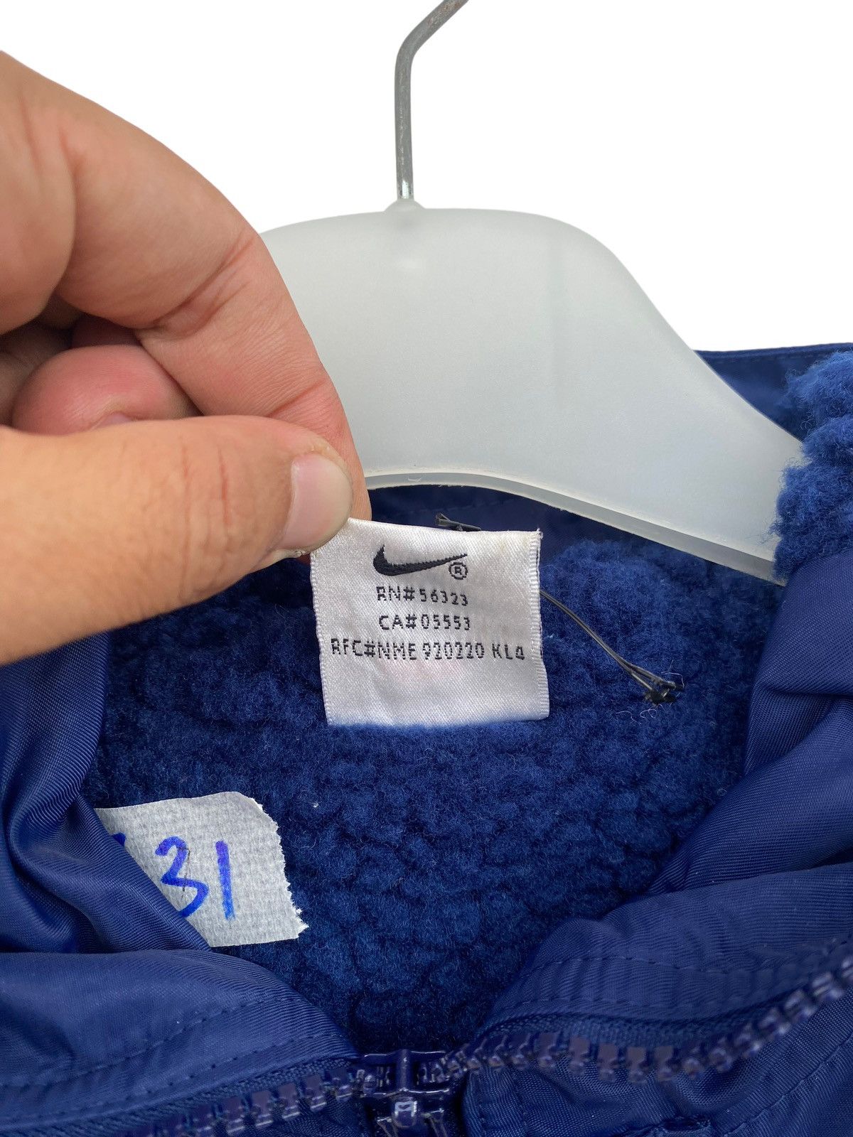 Nike Vintage Y2K 90s Nike Big Logo Parka Jacket Size US L / EU 52-54 / 3 - 4 Thumbnail